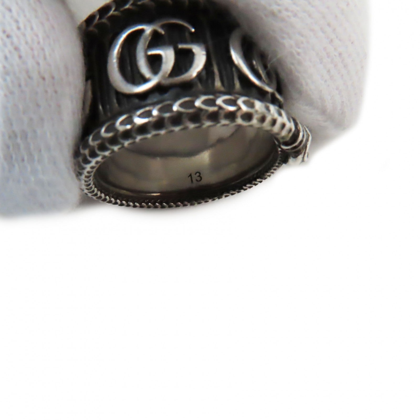 Gucci AG925 Snake & Double G Ring