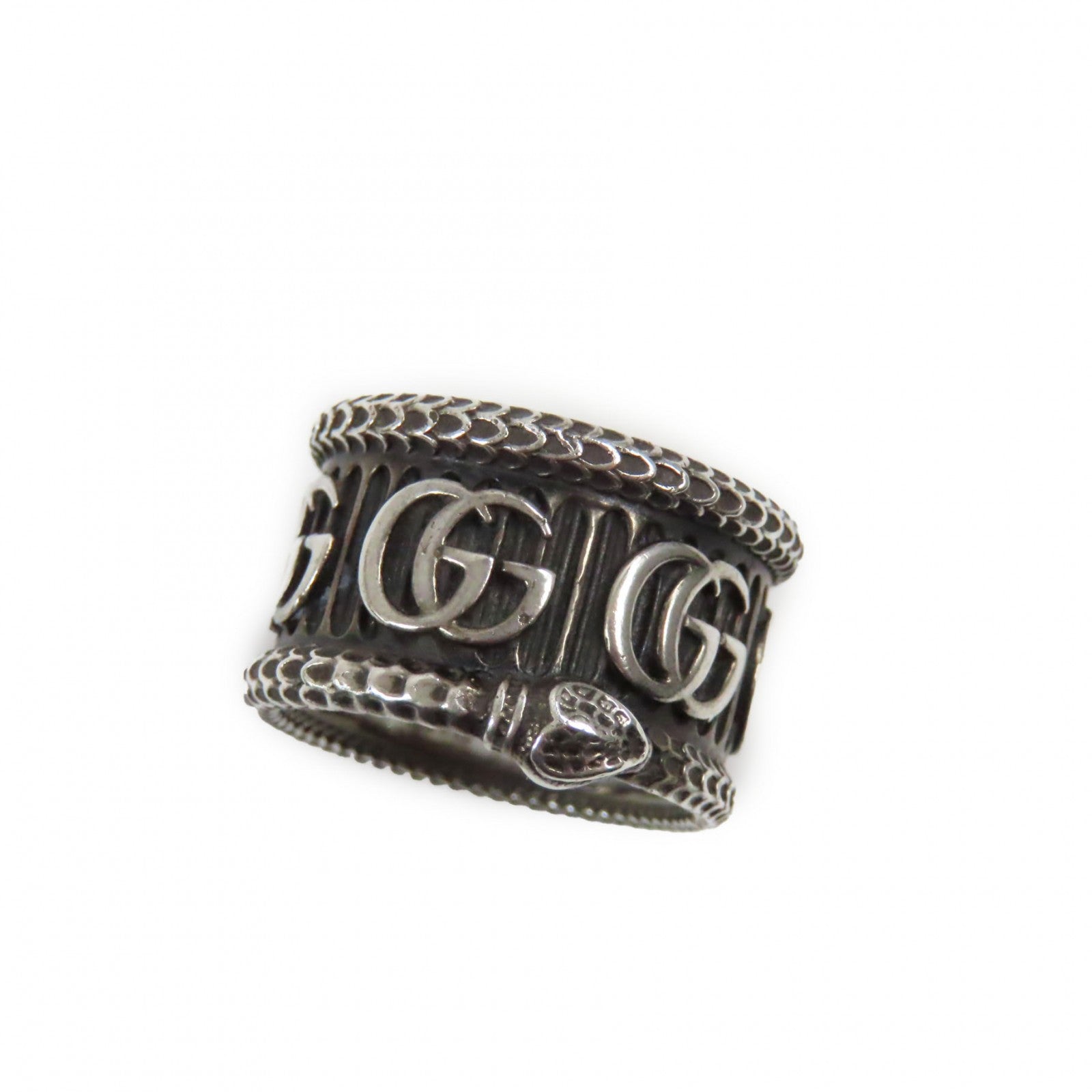 Gucci AG925 Snake & Double G Ring