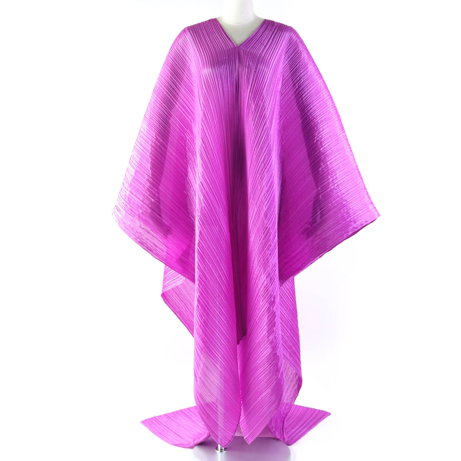 PLEATS PLEASE BOUNCE Poncho Purple Polyester