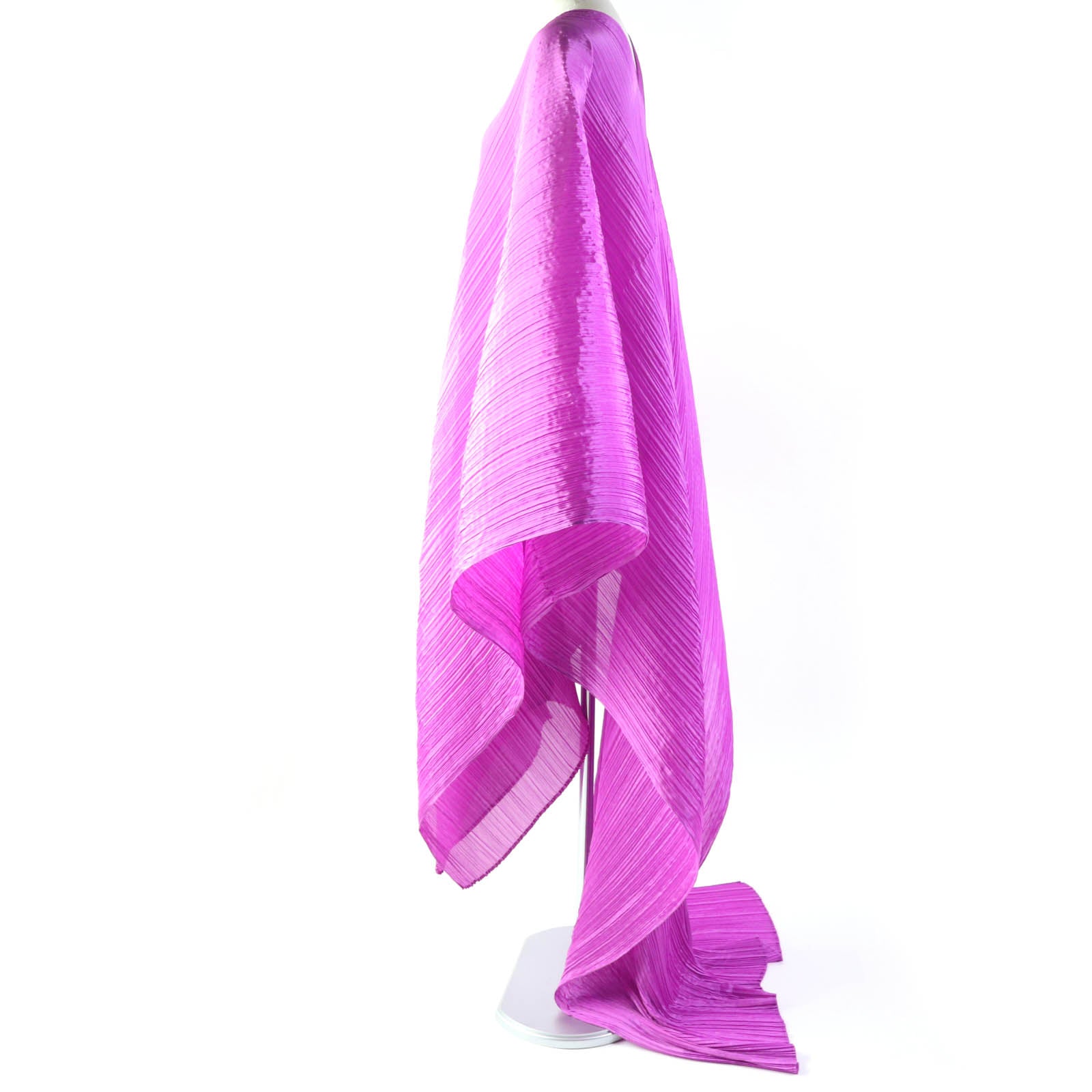 PLEATS PLEASE BOUNCE Poncho Purple Polyester