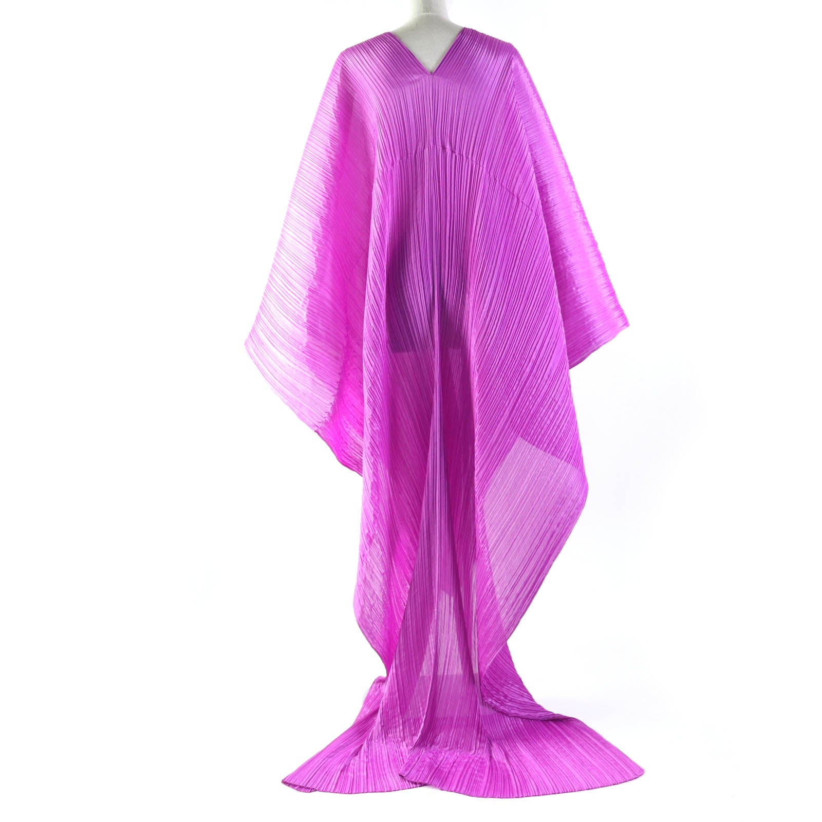 PLEATS PLEASE BOUNCE Poncho Purple Polyester