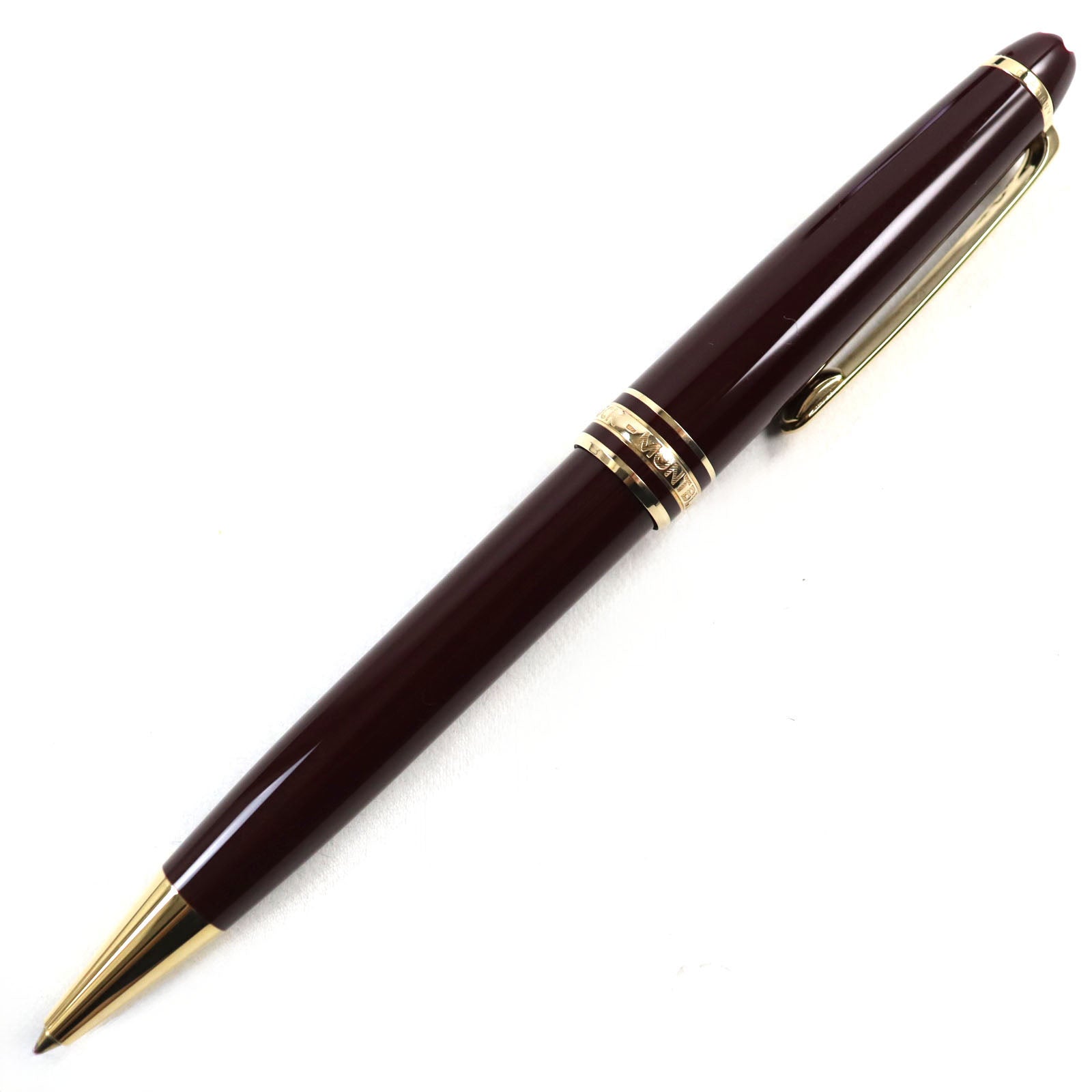 Montblanc Meisterstck Ballpoint Pen Bordeaux Gold