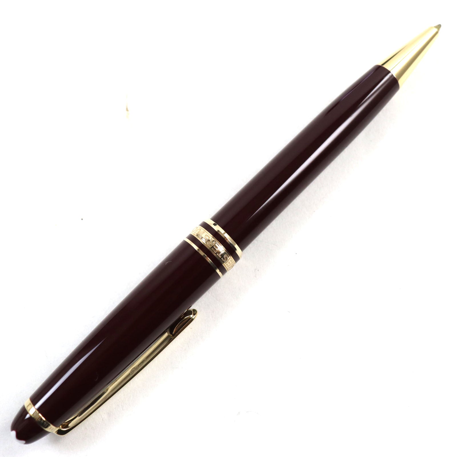 Montblanc Meisterstck Ballpoint Pen Bordeaux Gold