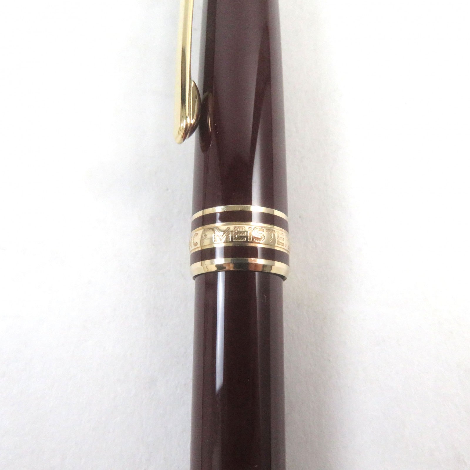 Montblanc Meisterstck Ballpoint Pen Bordeaux Gold