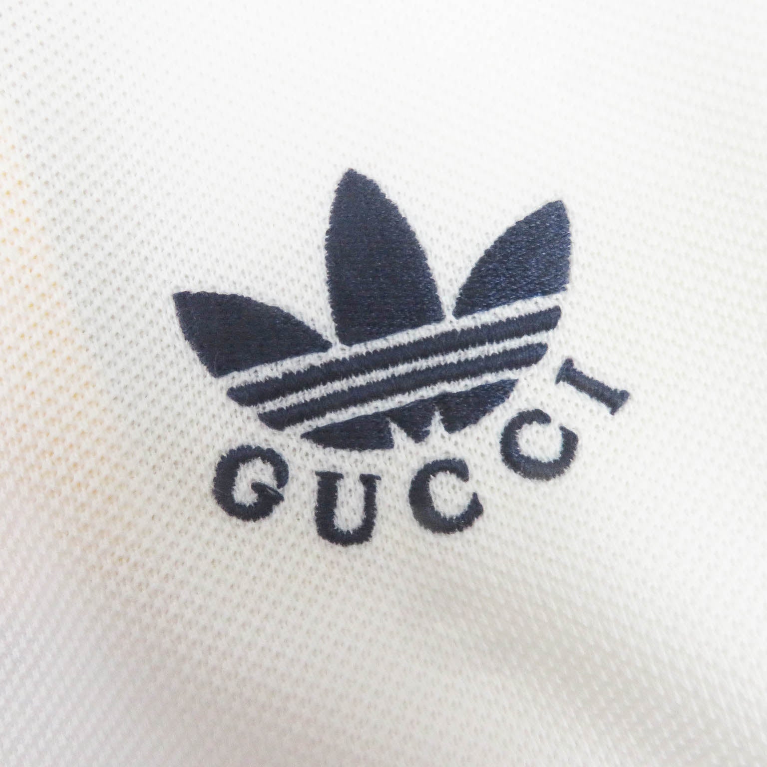 GUCCI adidas Embroidered Polo Shirt XXL