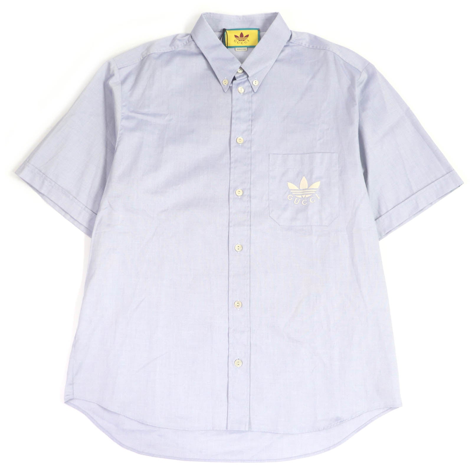 GUCCI adidas Embroidered Logo Oxford Shirt