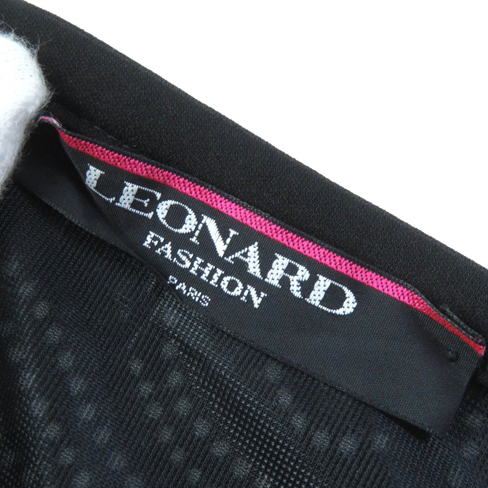 LEONARD FASHION Logo Tight Skirt Black Women