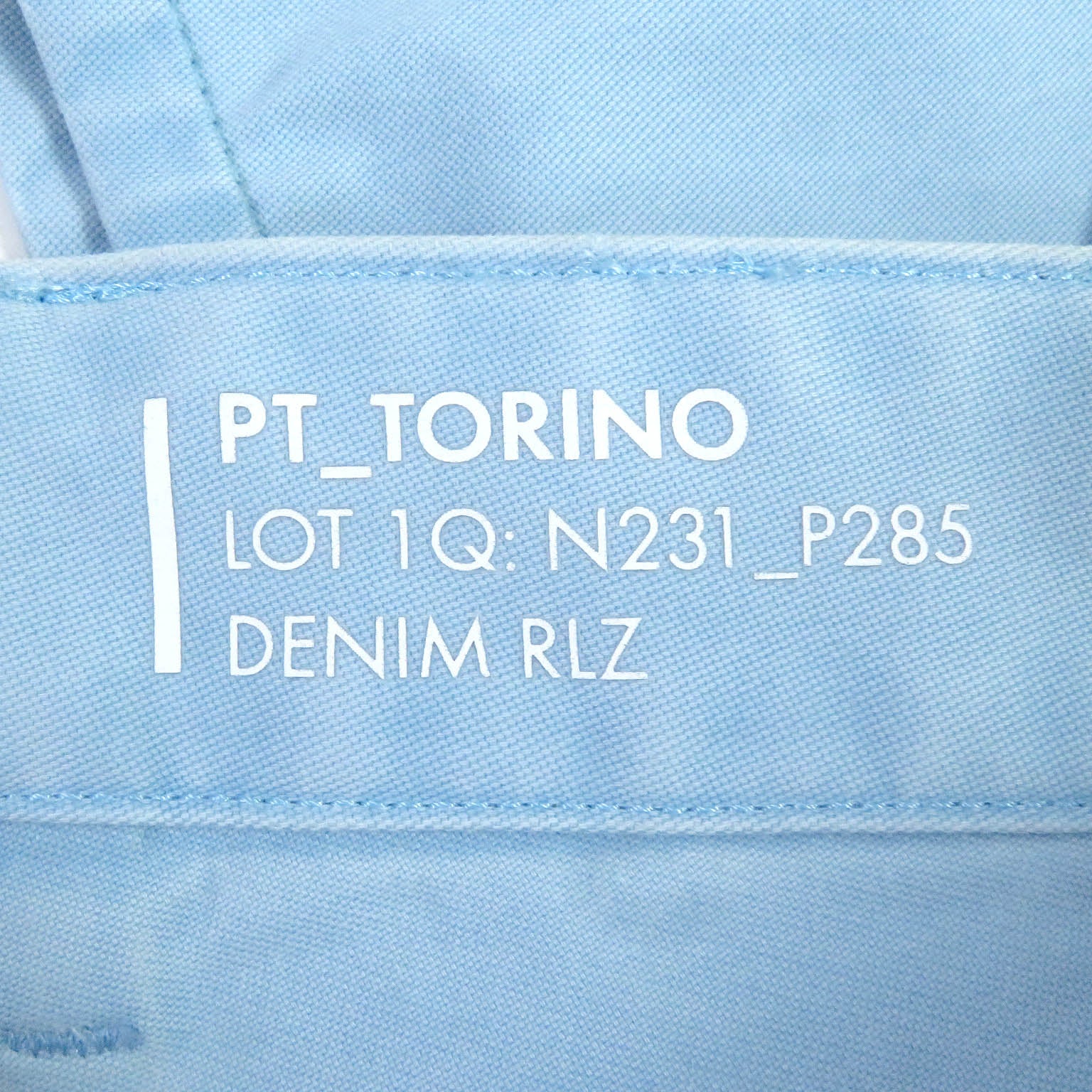 PT01 Torino Tapered Stretch Pants Light Blue