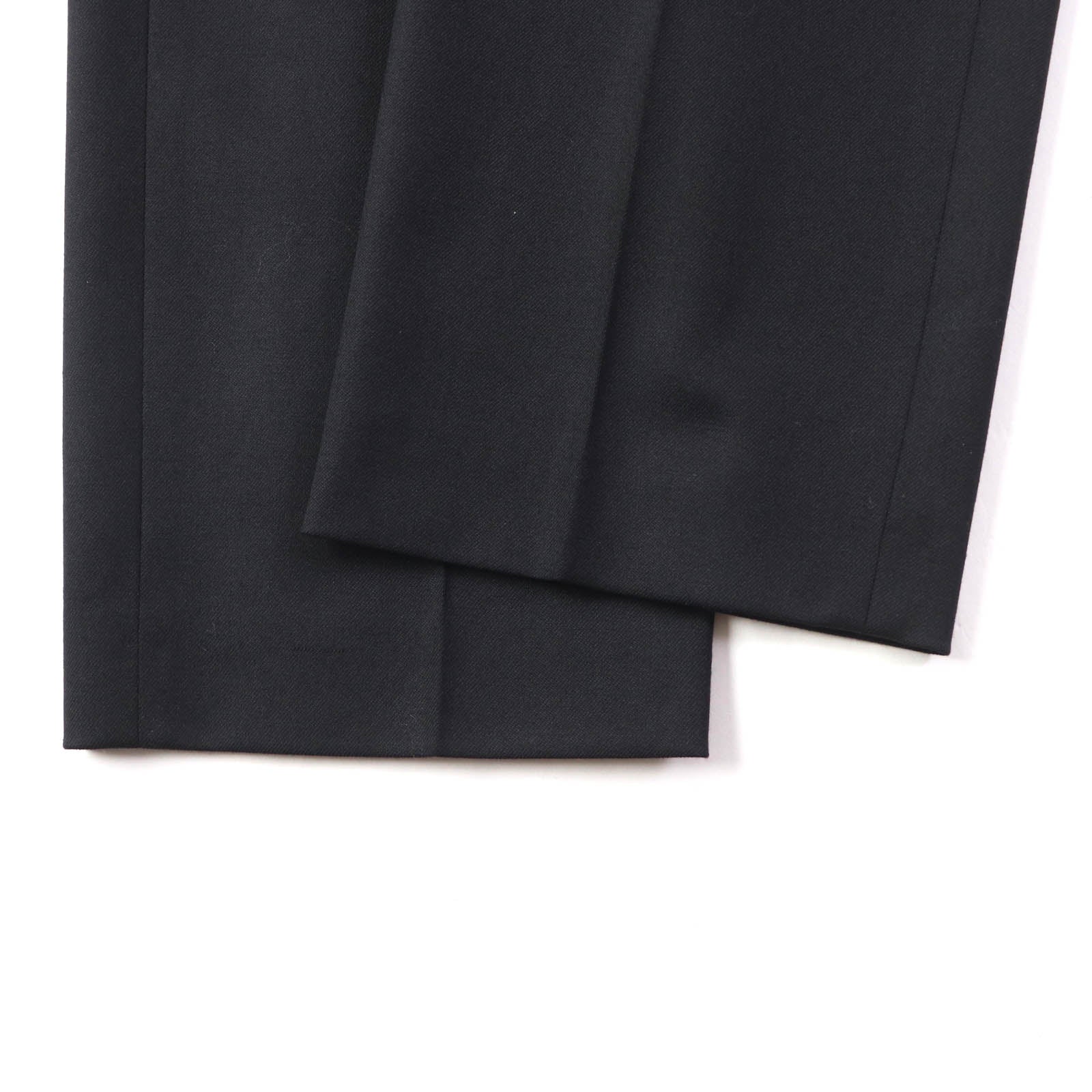 Valentino Wool Leather Pants Black 40 Women