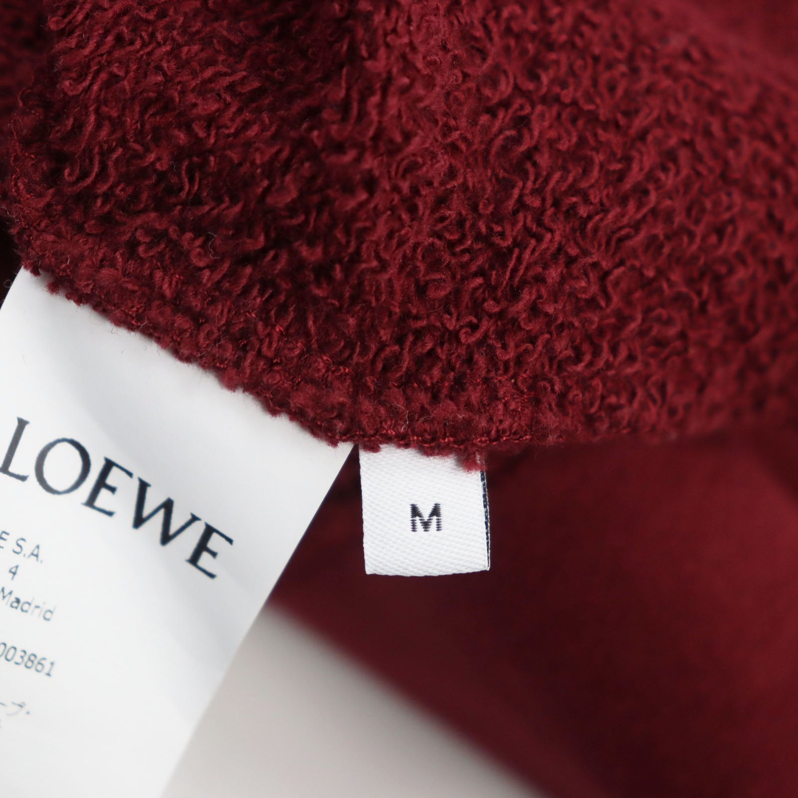 Loewe Anagram Embroidered Hoodie Sweatshirt M