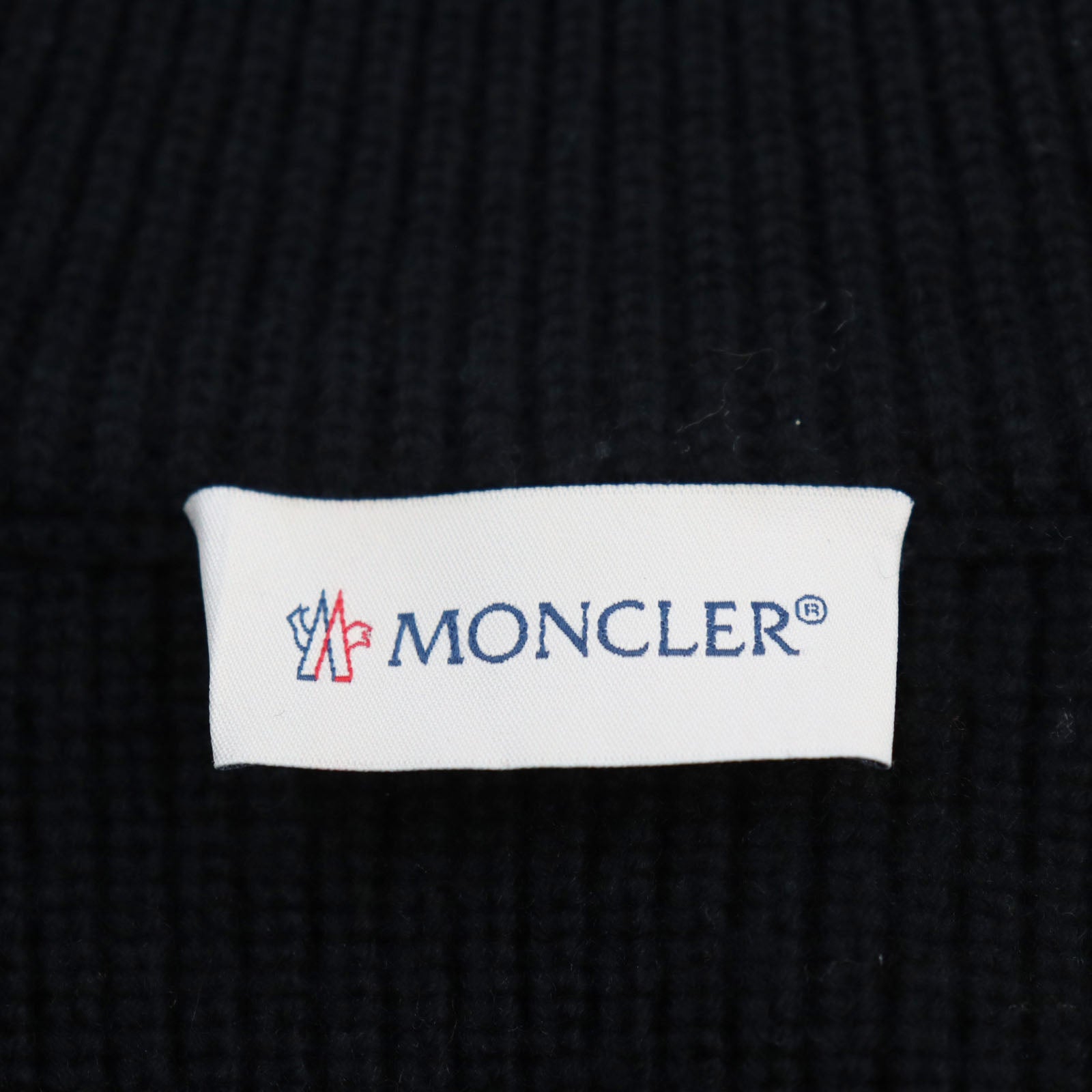 Moncler MAGLIONE Nylon Wool Down Jacket Black L