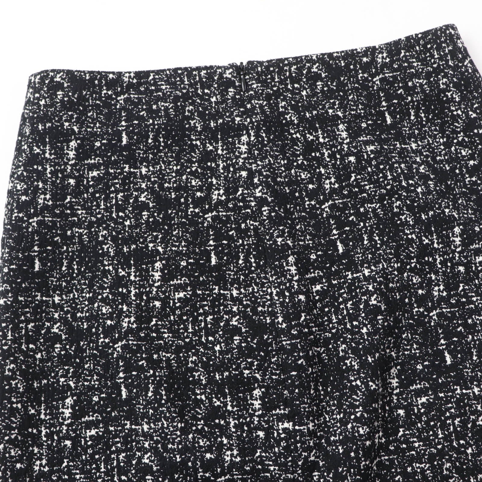 Bottega Veneta Wool Cotton Tight Skirt Black 36