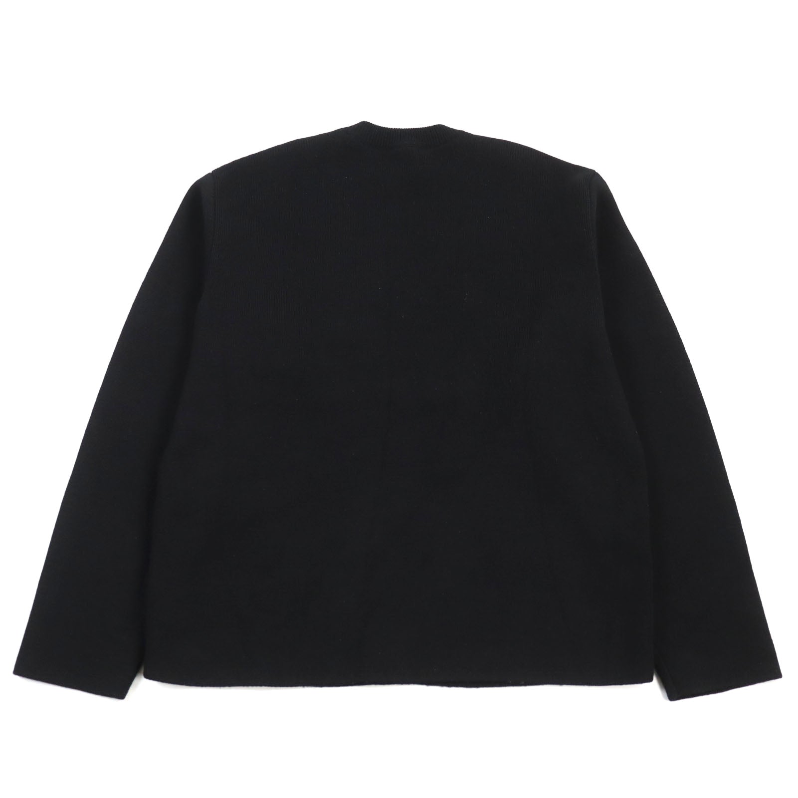 Balenciaga Wool Nylon Crew Neck Knit Sweater S