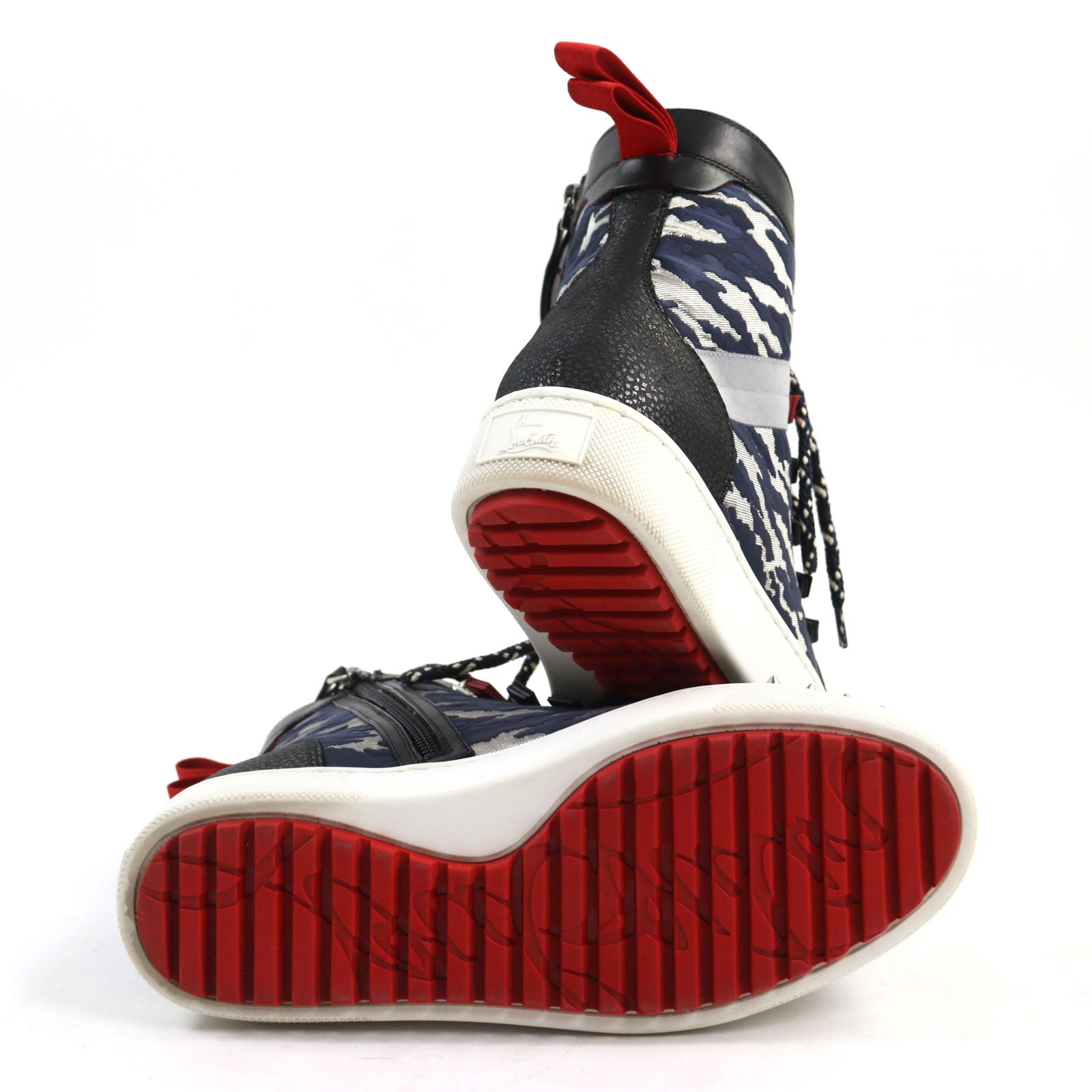 Christian Louboutin Louis Orlato Flat Moire Sneakers