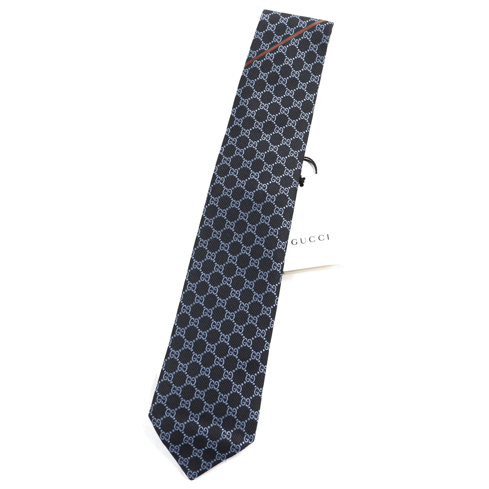 Gucci Silk GG Pattern Jacquard Tie