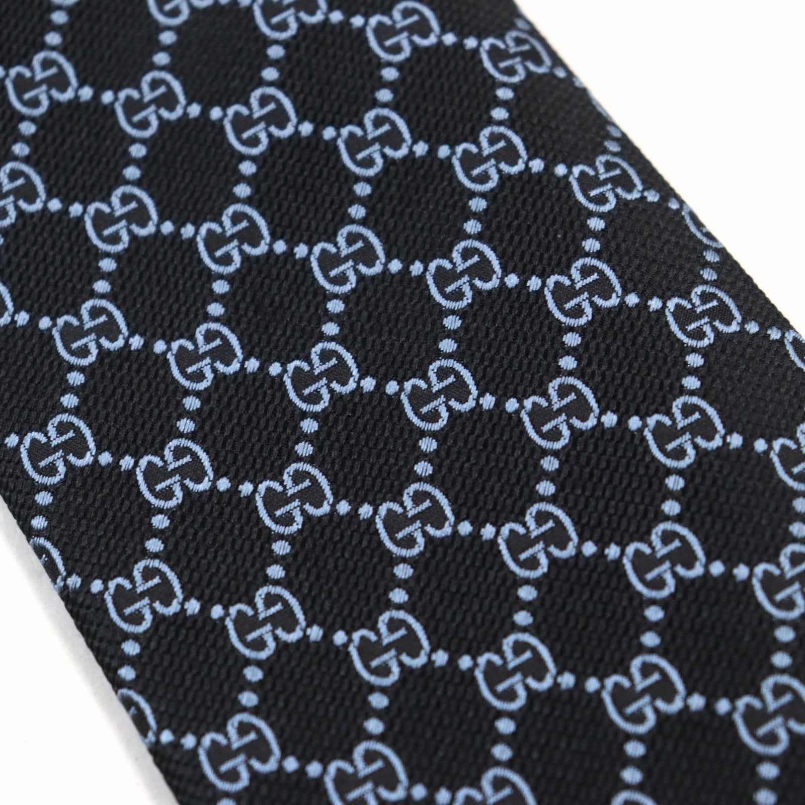 Gucci Silk GG Pattern Jacquard Tie