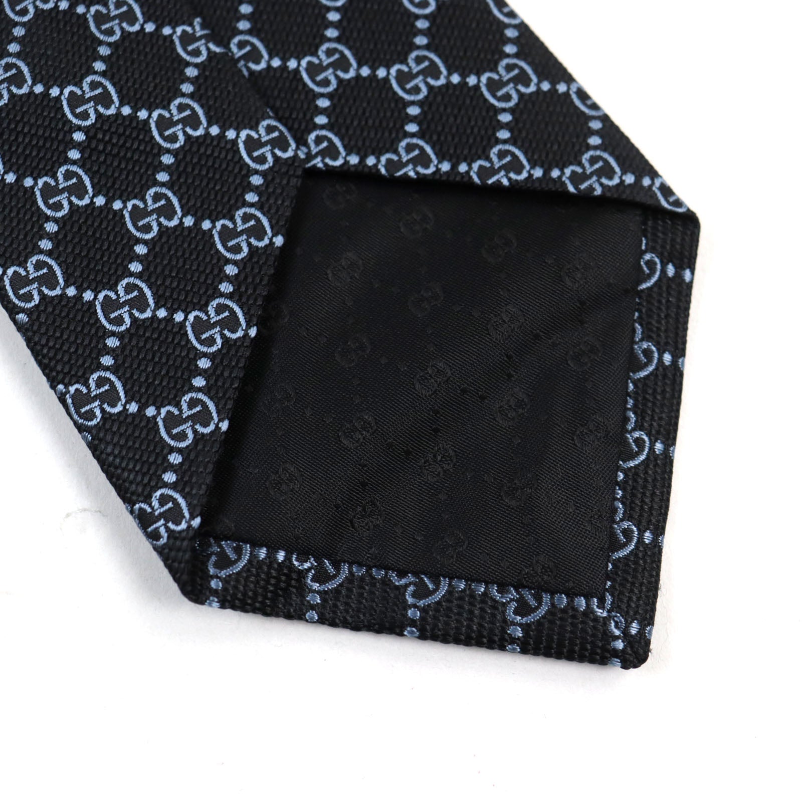 Gucci Silk GG Pattern Jacquard Tie