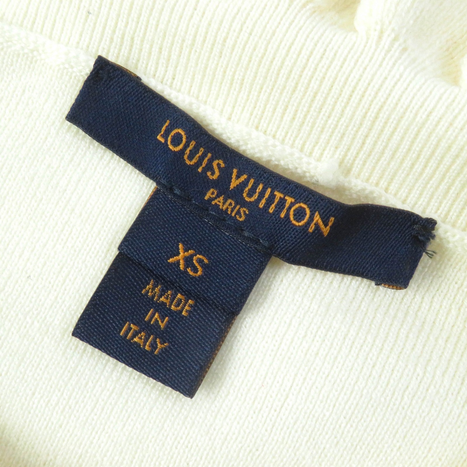 Louis Vuitton Ruffle Long Sleeve Sweater XS