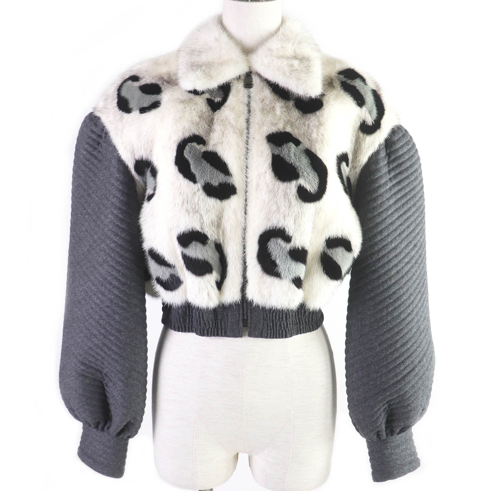 Fendi Mink Wool Cashmere Blouson FNE60I