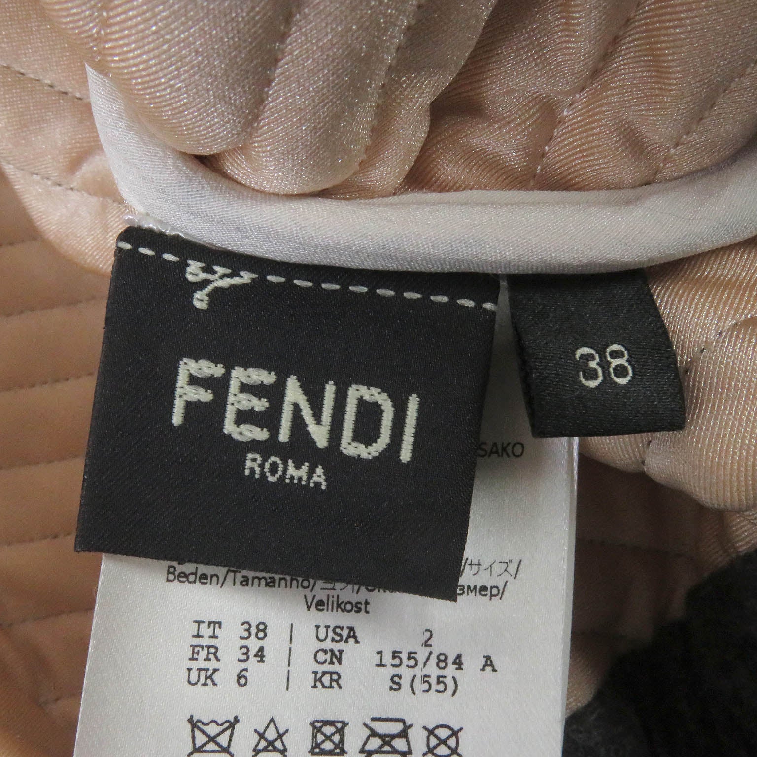 Fendi Mink Wool Cashmere Blouson FNE60I