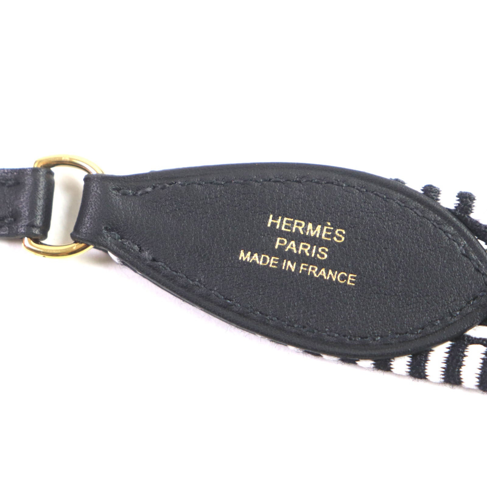 HERMES Kaval to Goal Leather Shoulder Strap