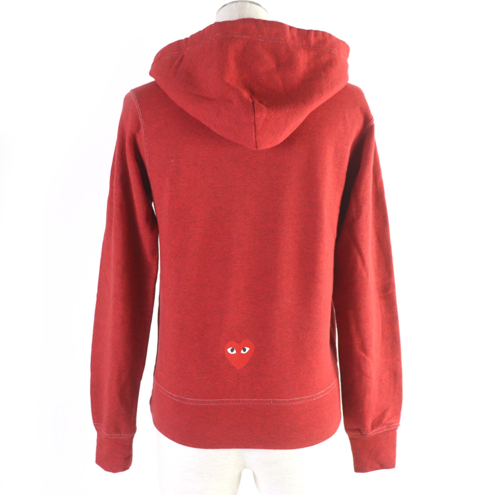 COMME des GARCONS Logo Hoodie Red S