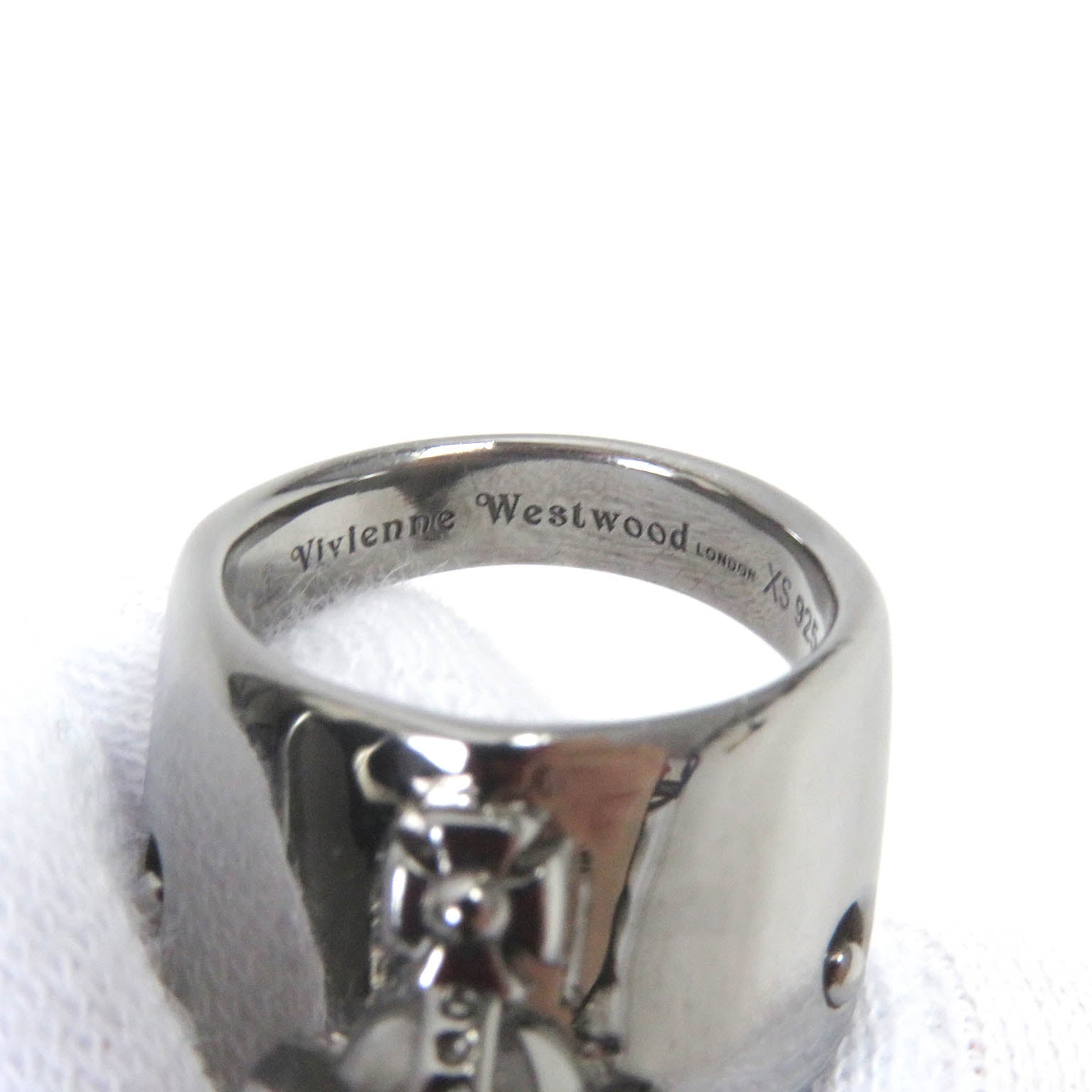 Vivienne Westwood Orb Armor Ring SV925 XS