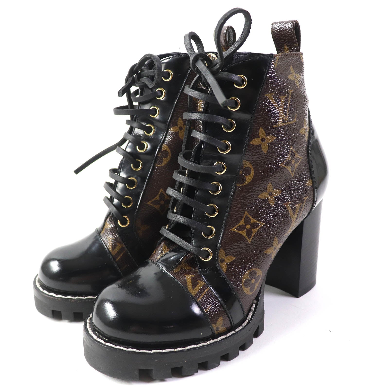 Louis Vuitton Star Trail Leather Ankle Boots