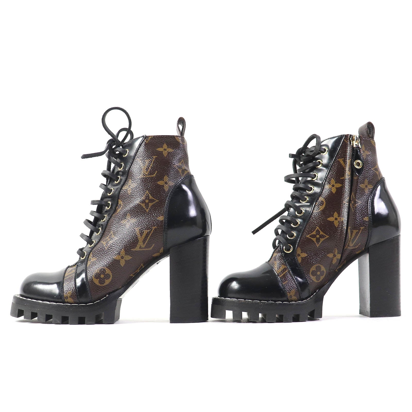 Louis Vuitton Star Trail Leather Ankle Boots