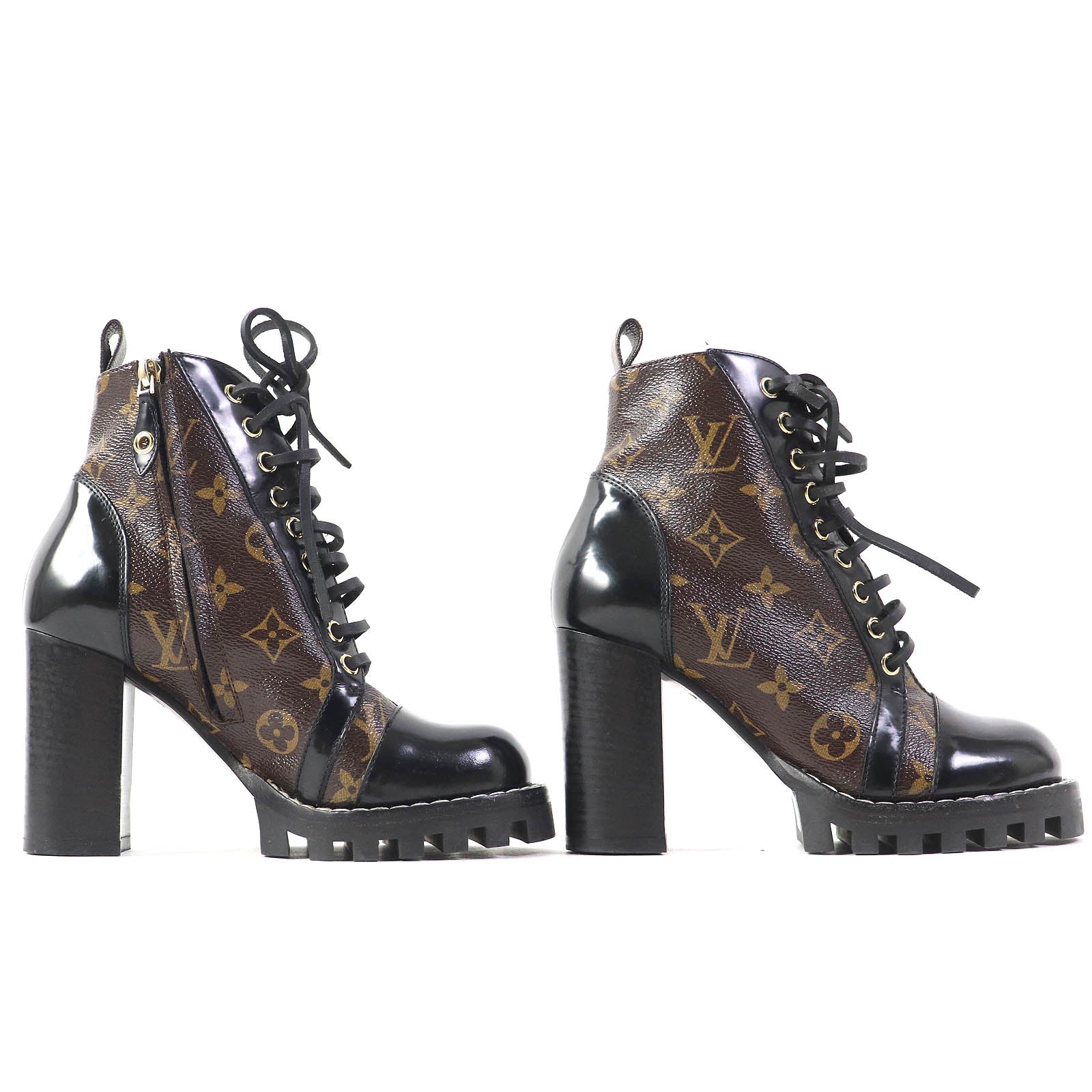 Louis Vuitton Star Trail Leather Ankle Boots