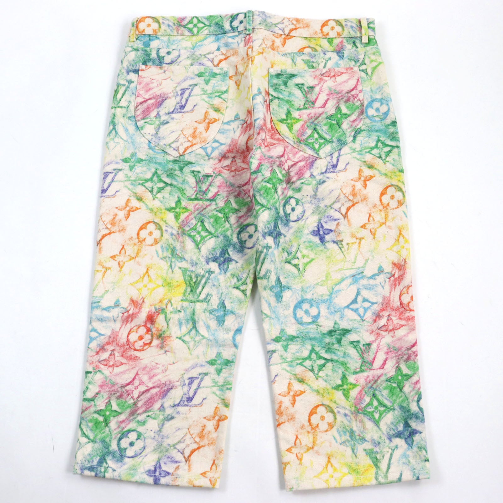 Louis Vuitton Denim Pants Multicolor 36