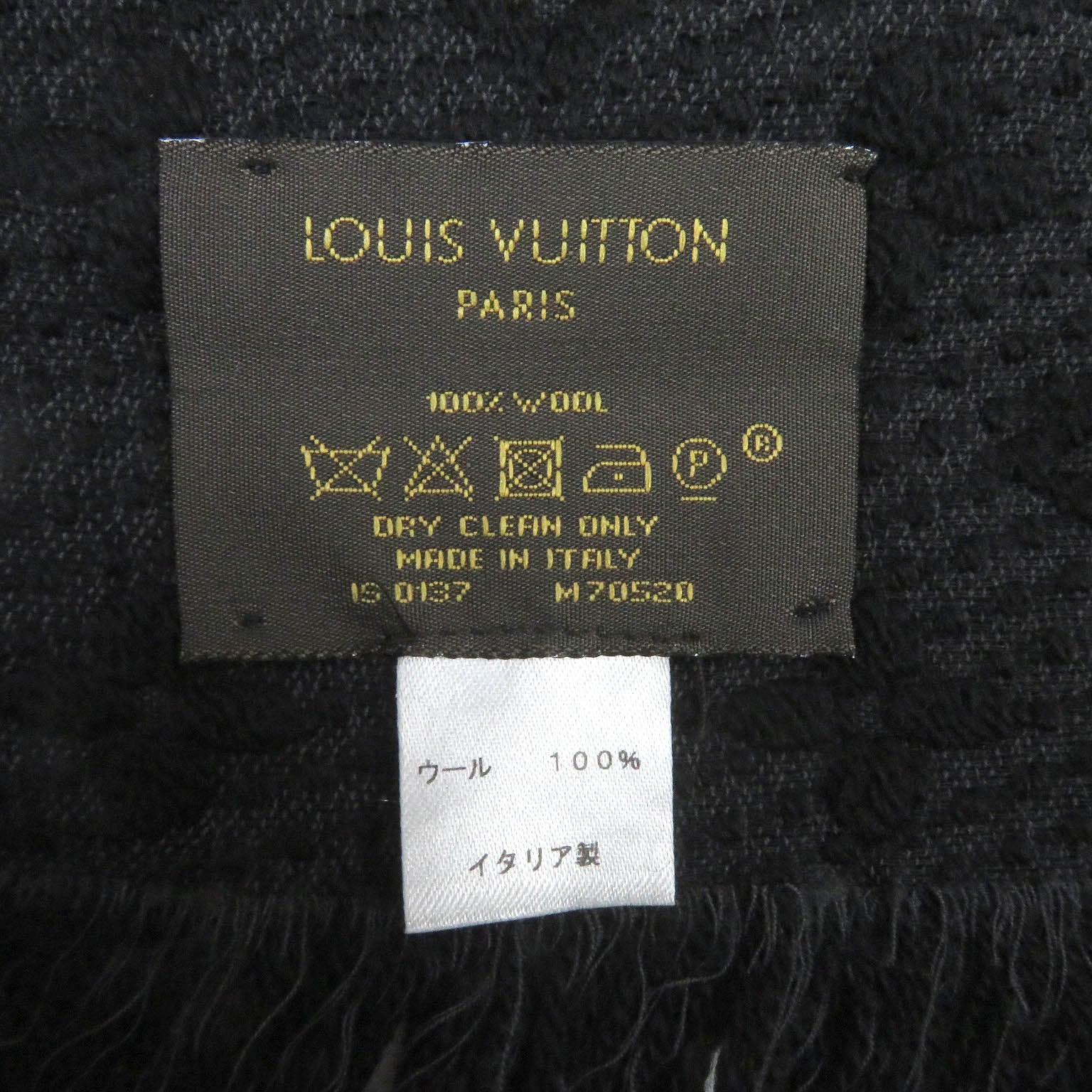 Louis Vuitton Monogram Wool Scarf M70520