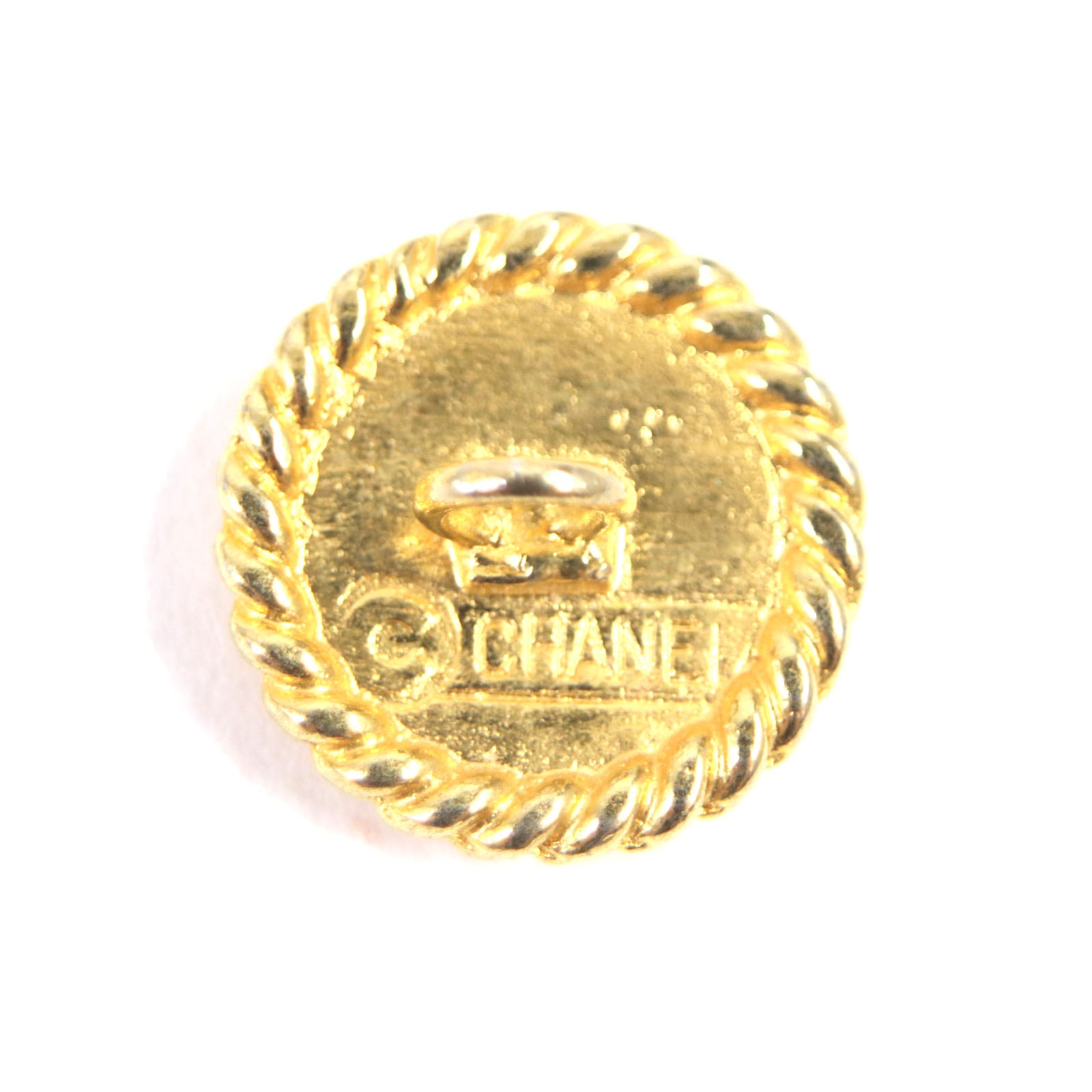 Chanel Clover Flower Button Set of 6 Gold