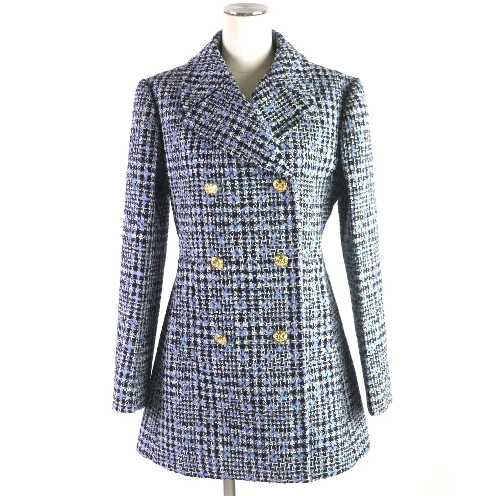 Louis Vuitton Wool Mohair Tweed Jacket Women