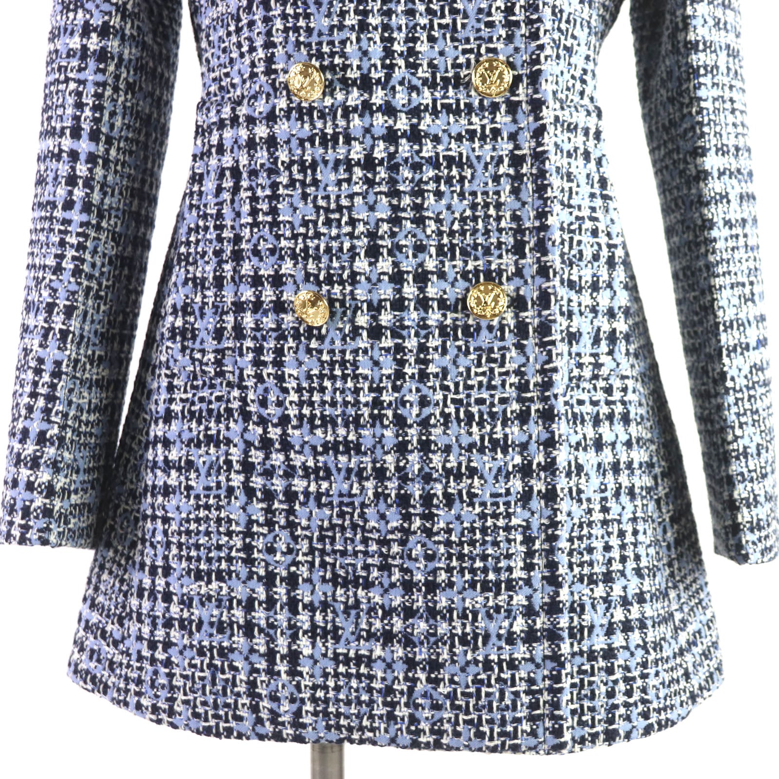 Louis Vuitton Wool Mohair Tweed Jacket Women