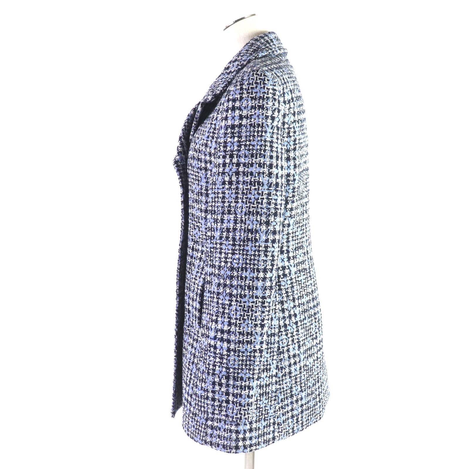 Louis Vuitton Wool Mohair Tweed Jacket Women