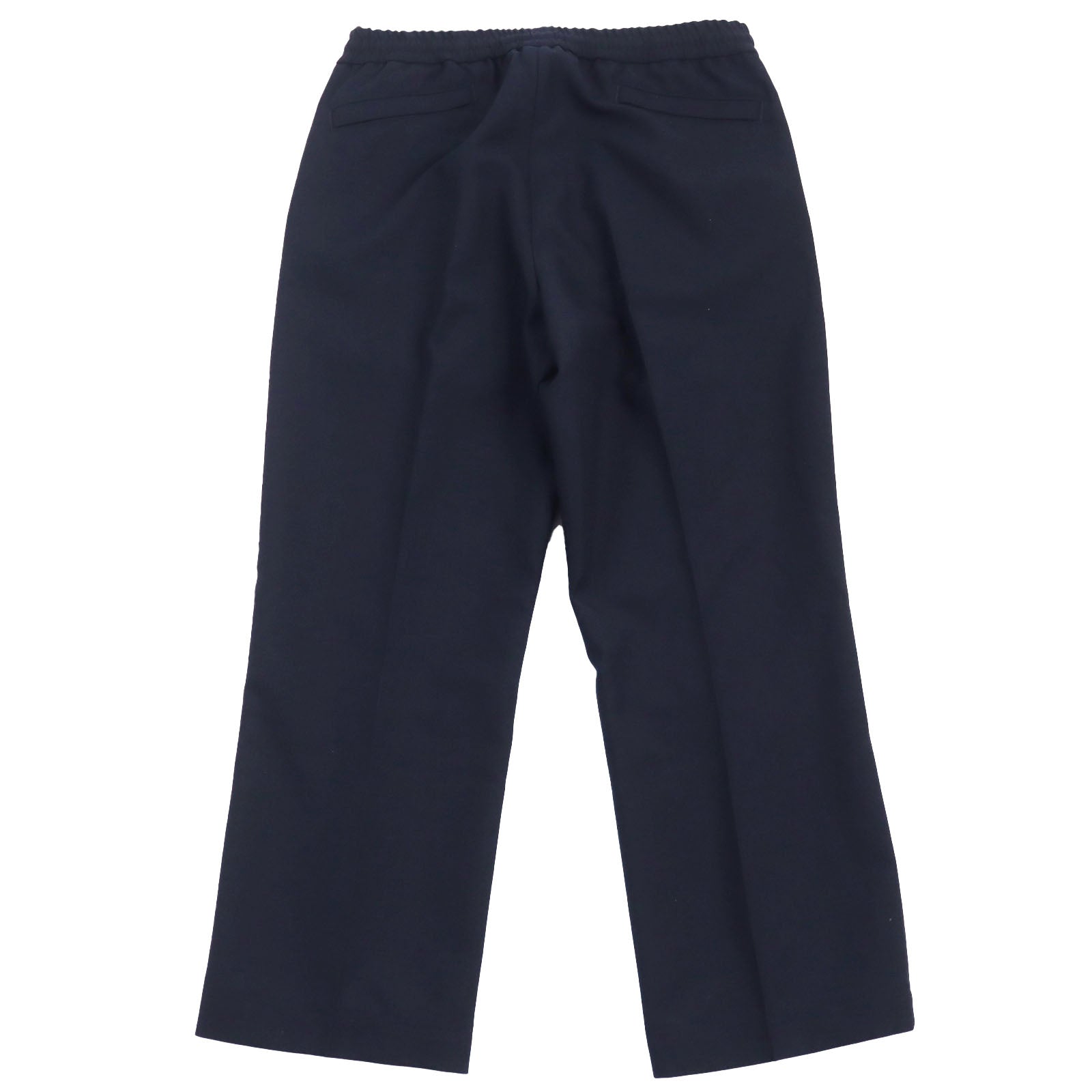 Moncler PANTALONE Polyester Wool Pants Navy