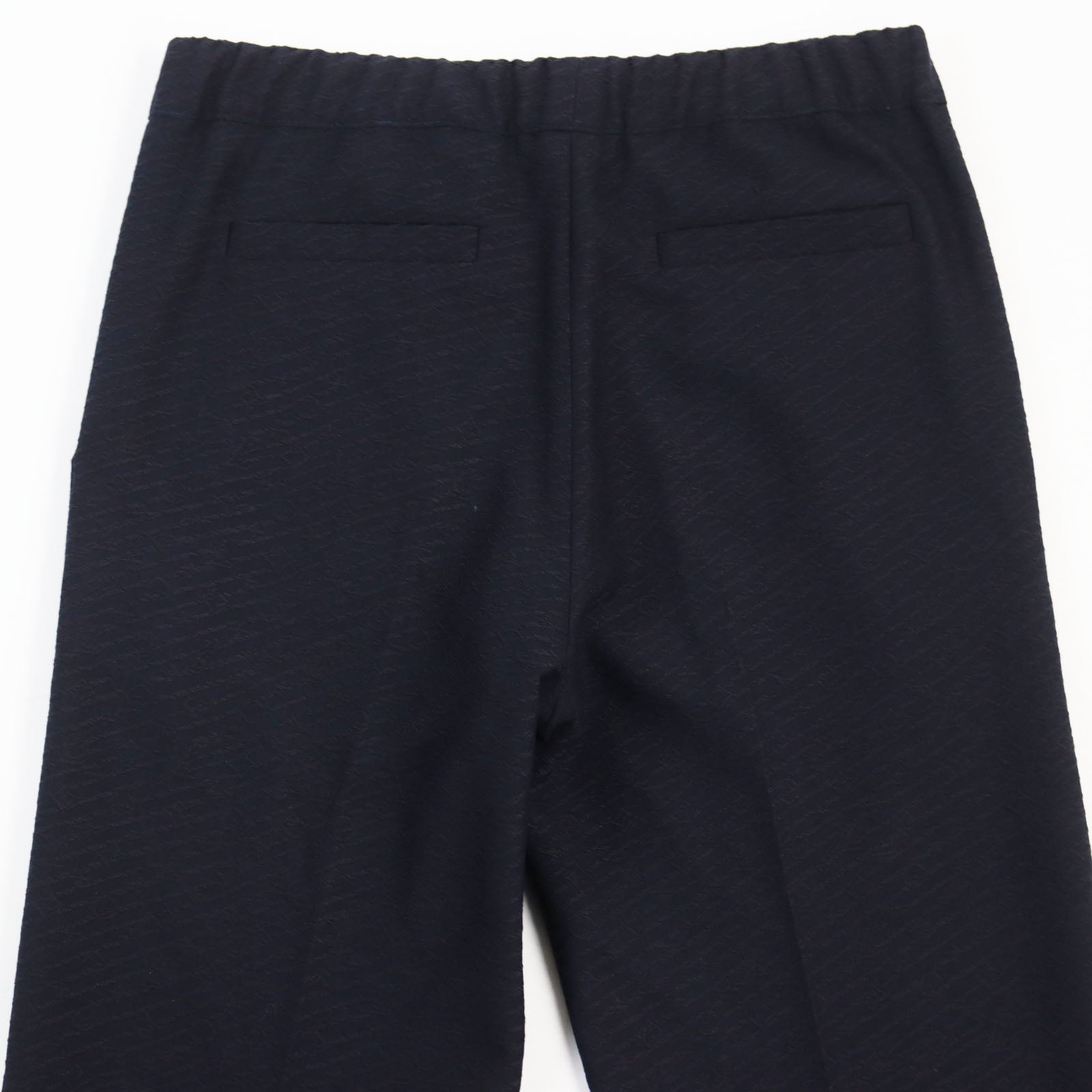 Louis Vuitton Wool Drawstring Trousers Navy