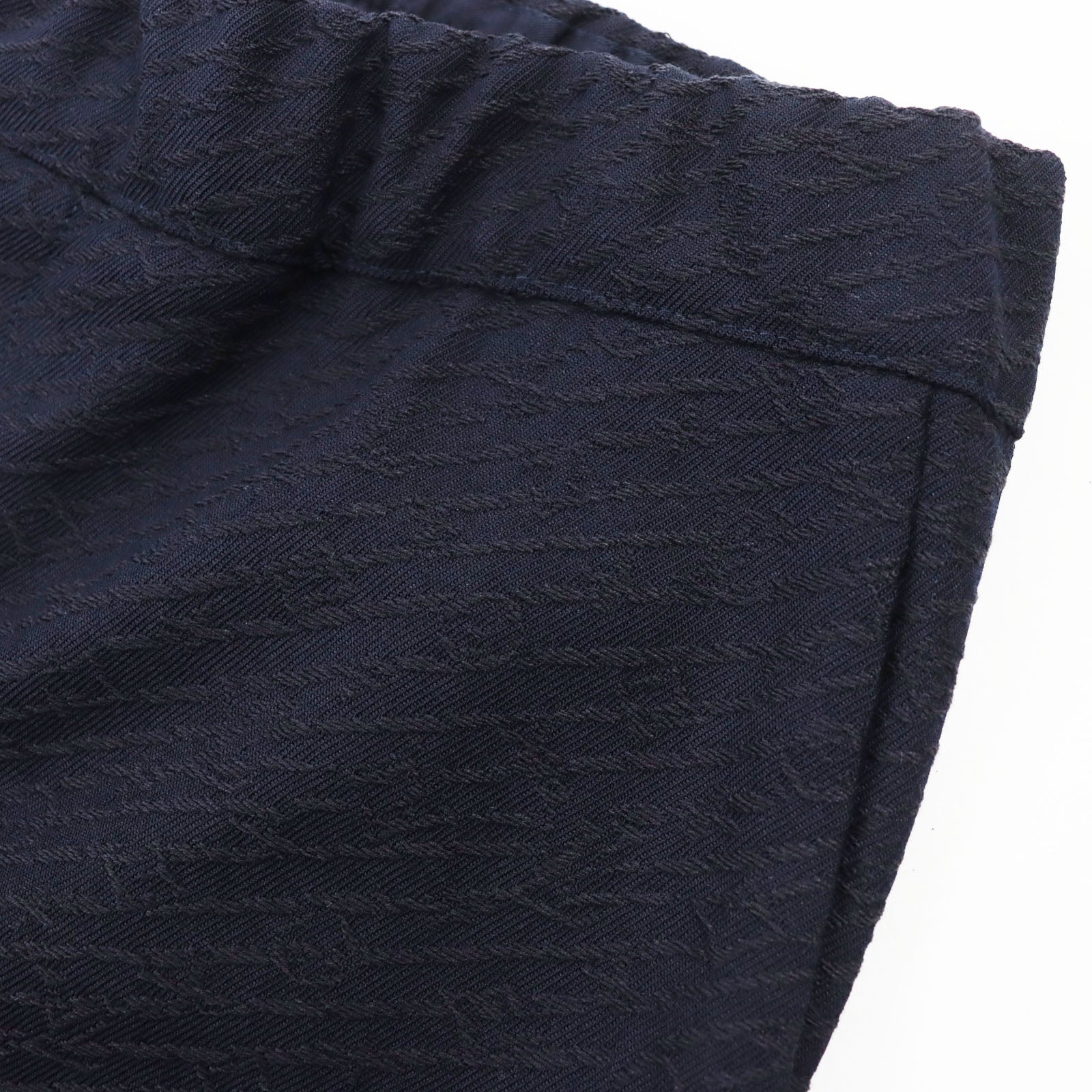 Louis Vuitton Wool Drawstring Trousers Navy