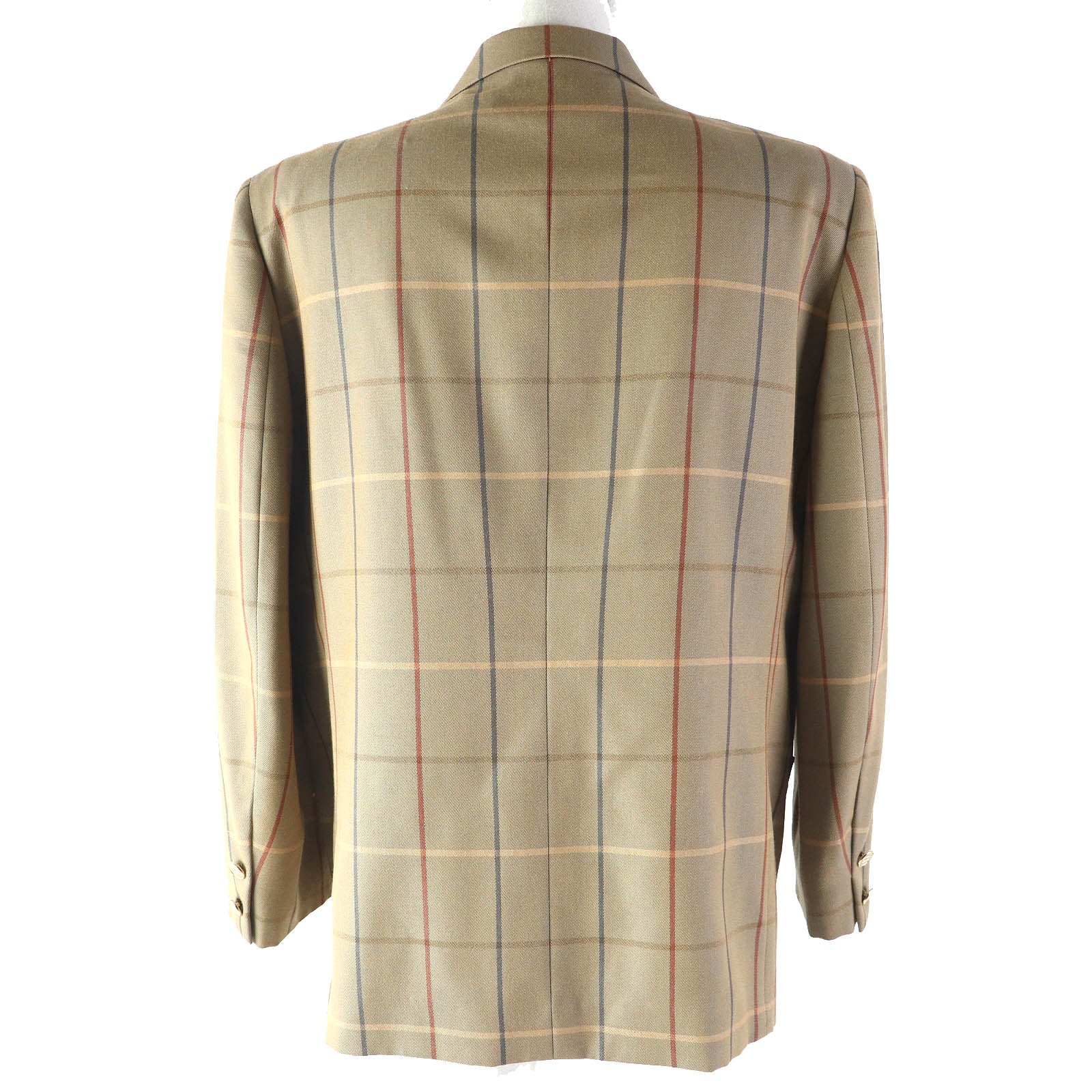 Burberry Vintage Wool Double Tailored Jacket Brown Women