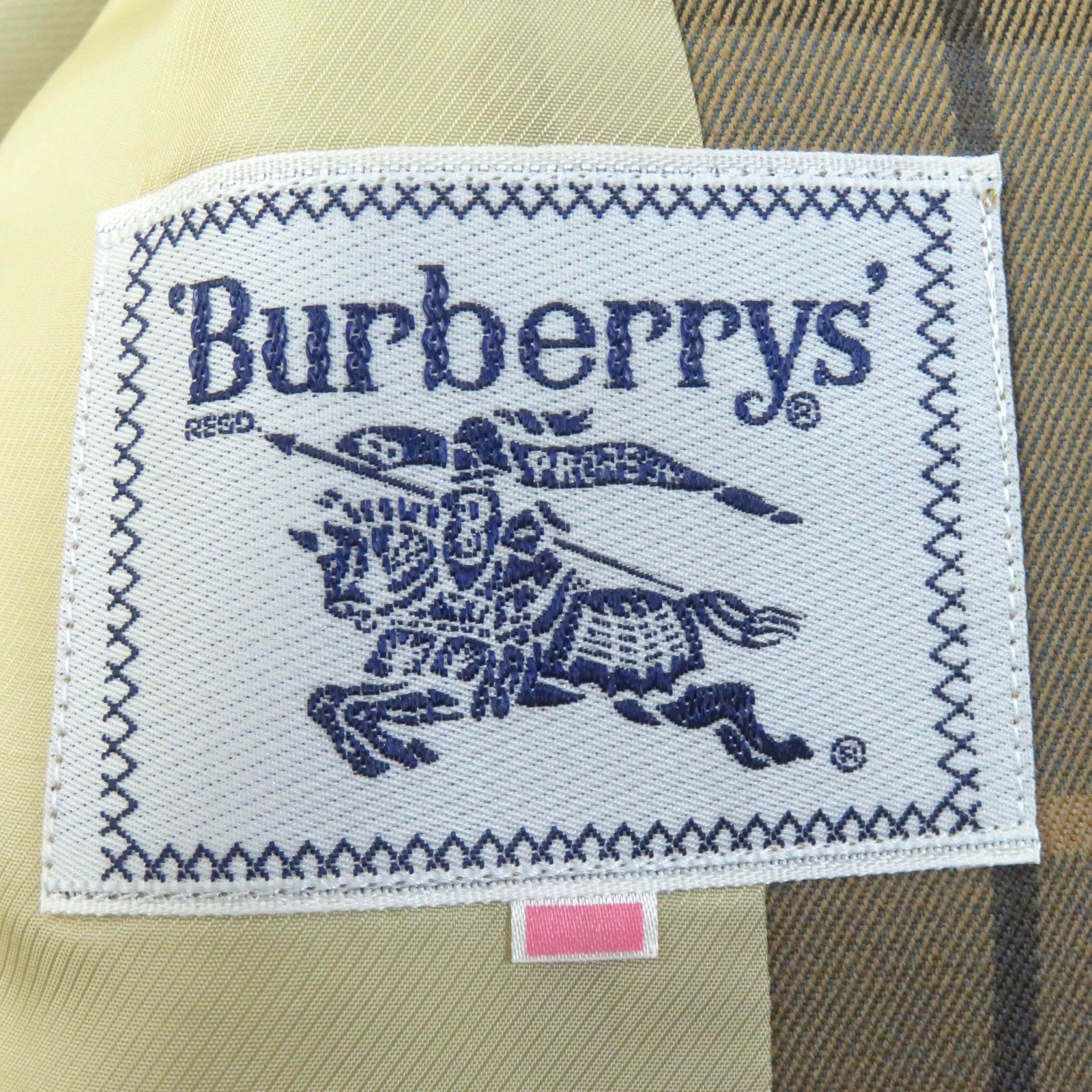 Burberry Vintage Wool Double Tailored Jacket Brown Women