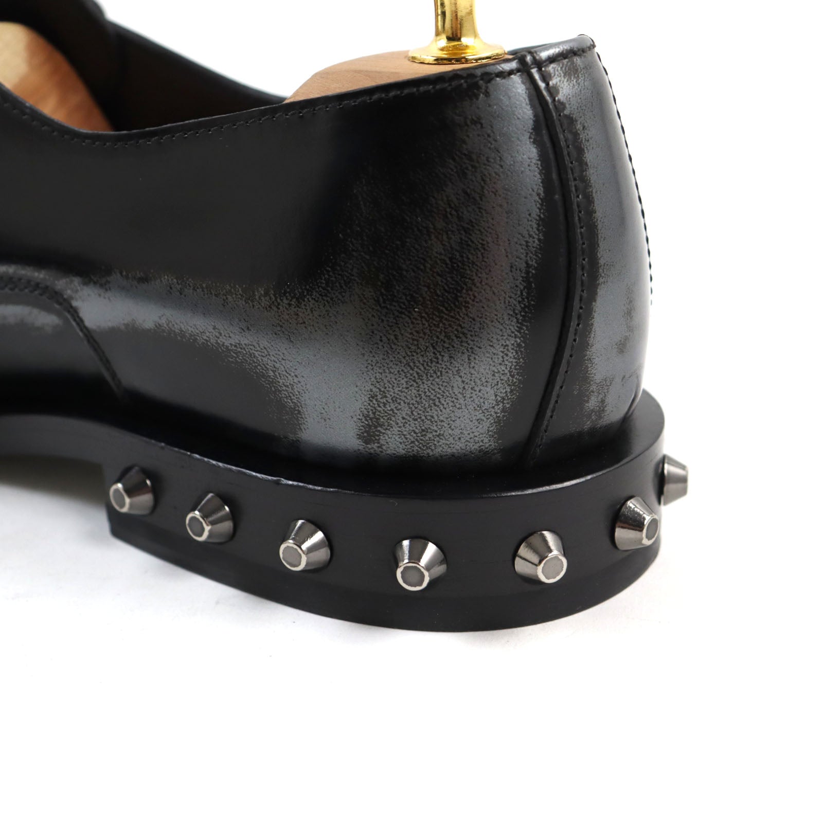 Jimmy Choo Studded Leather Shoes Black