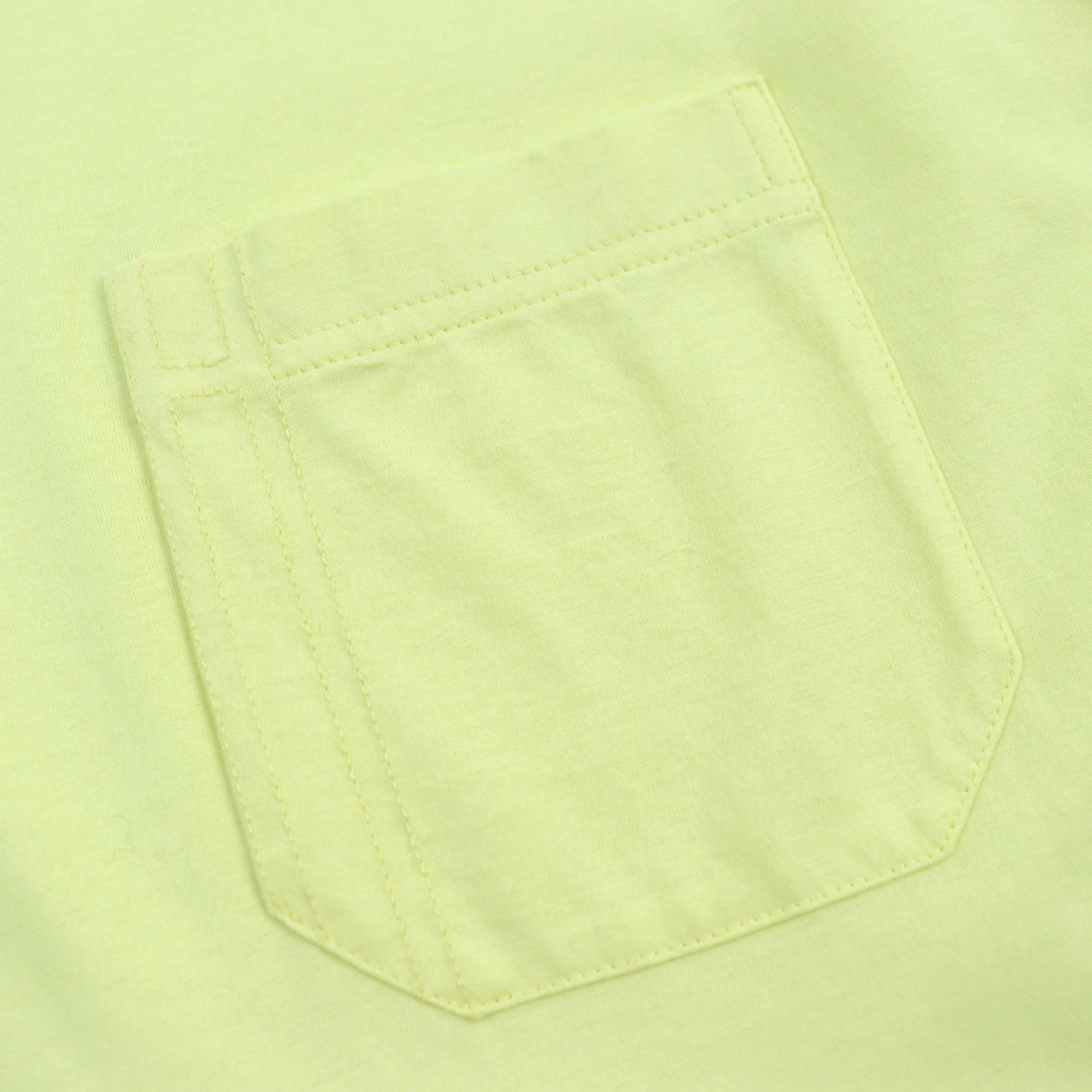 Hermes H Logo Cotton Crew Neck T-shirt Yellow L