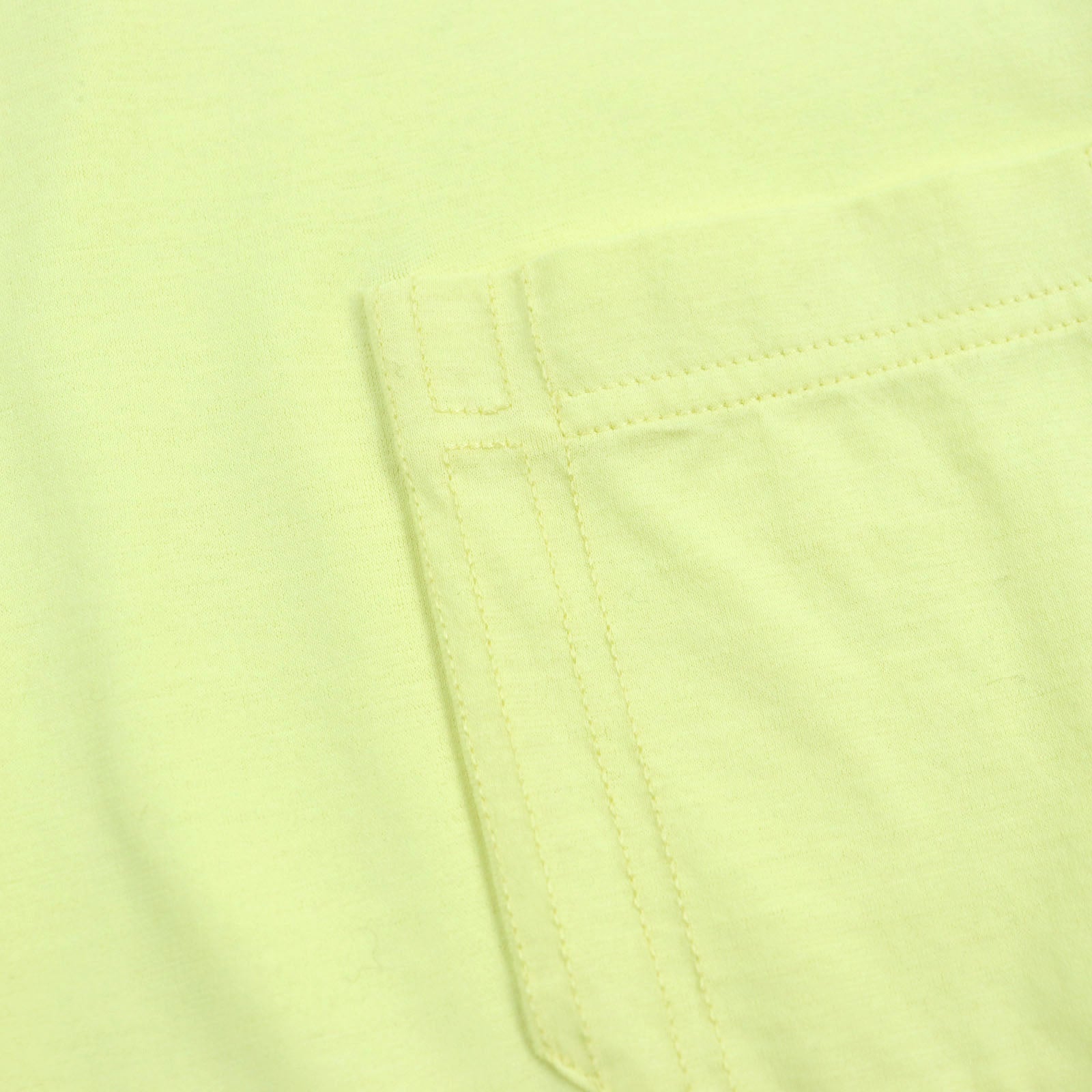 Hermes H Logo Cotton Crew Neck T-shirt Yellow L