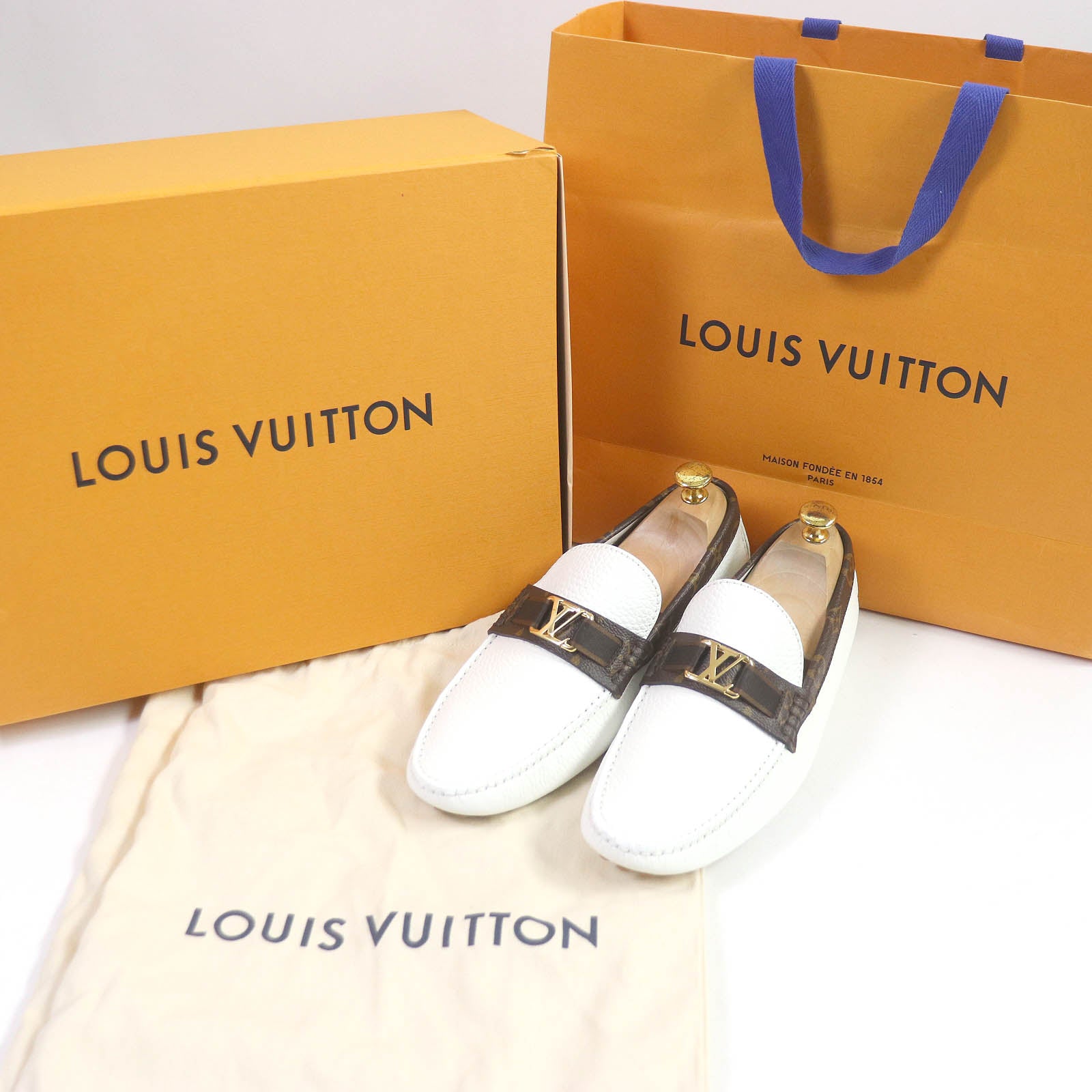 Louis Vuitton Hockenheim Monogram Loafers 7.5