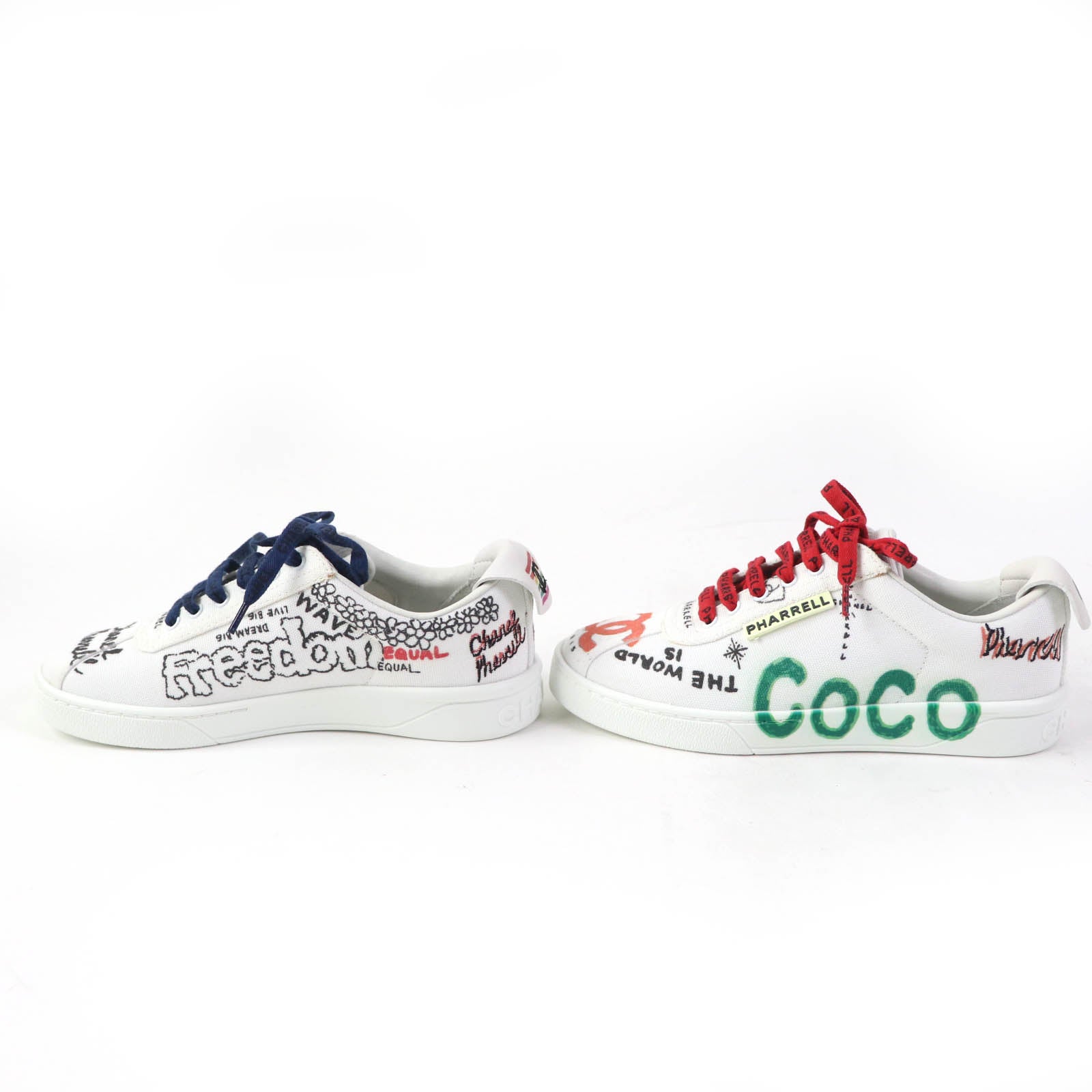 Chanel 19 Canvas Sneakers Multicolor 36