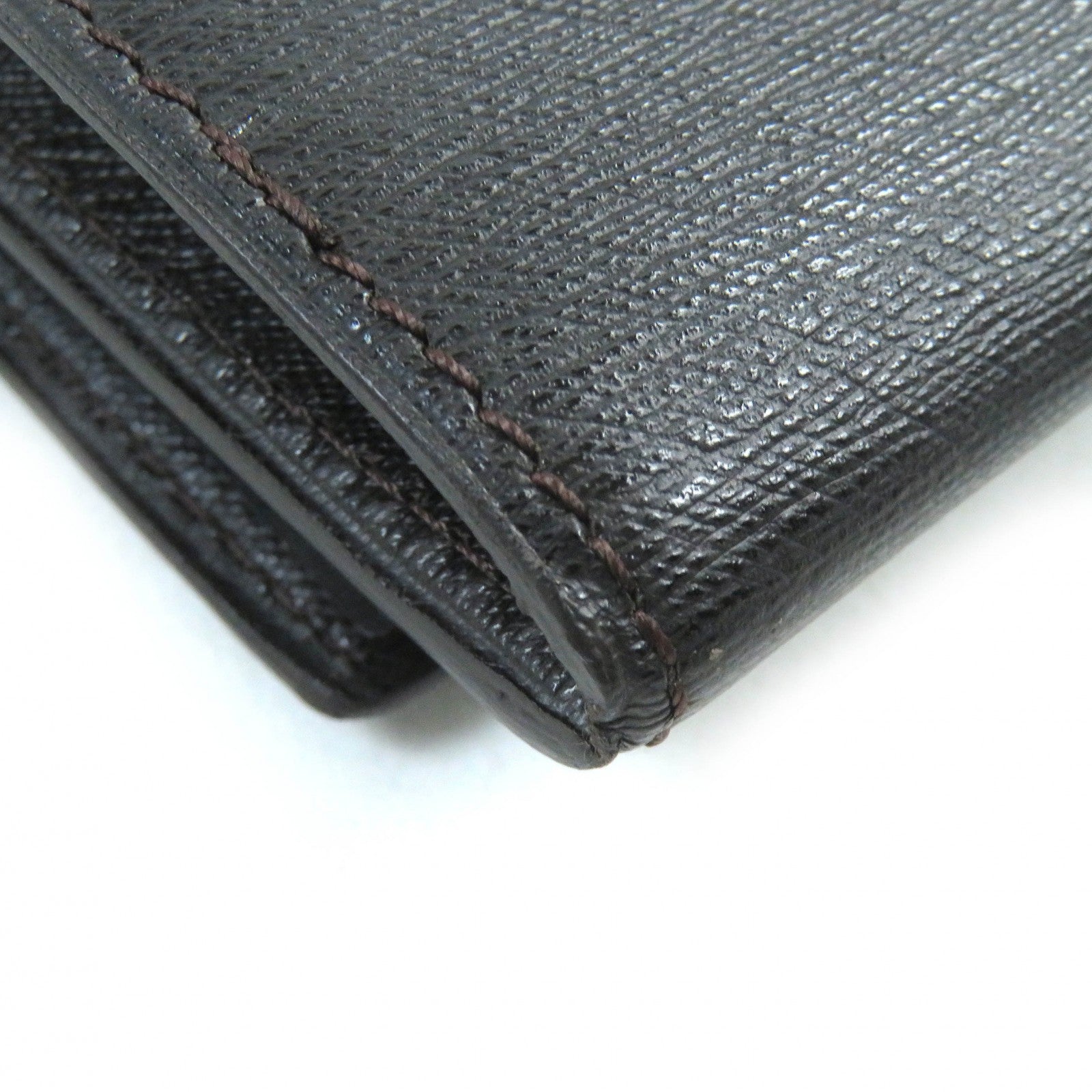 Dunhill Leather Side Car Logo Bi-fold Wallet