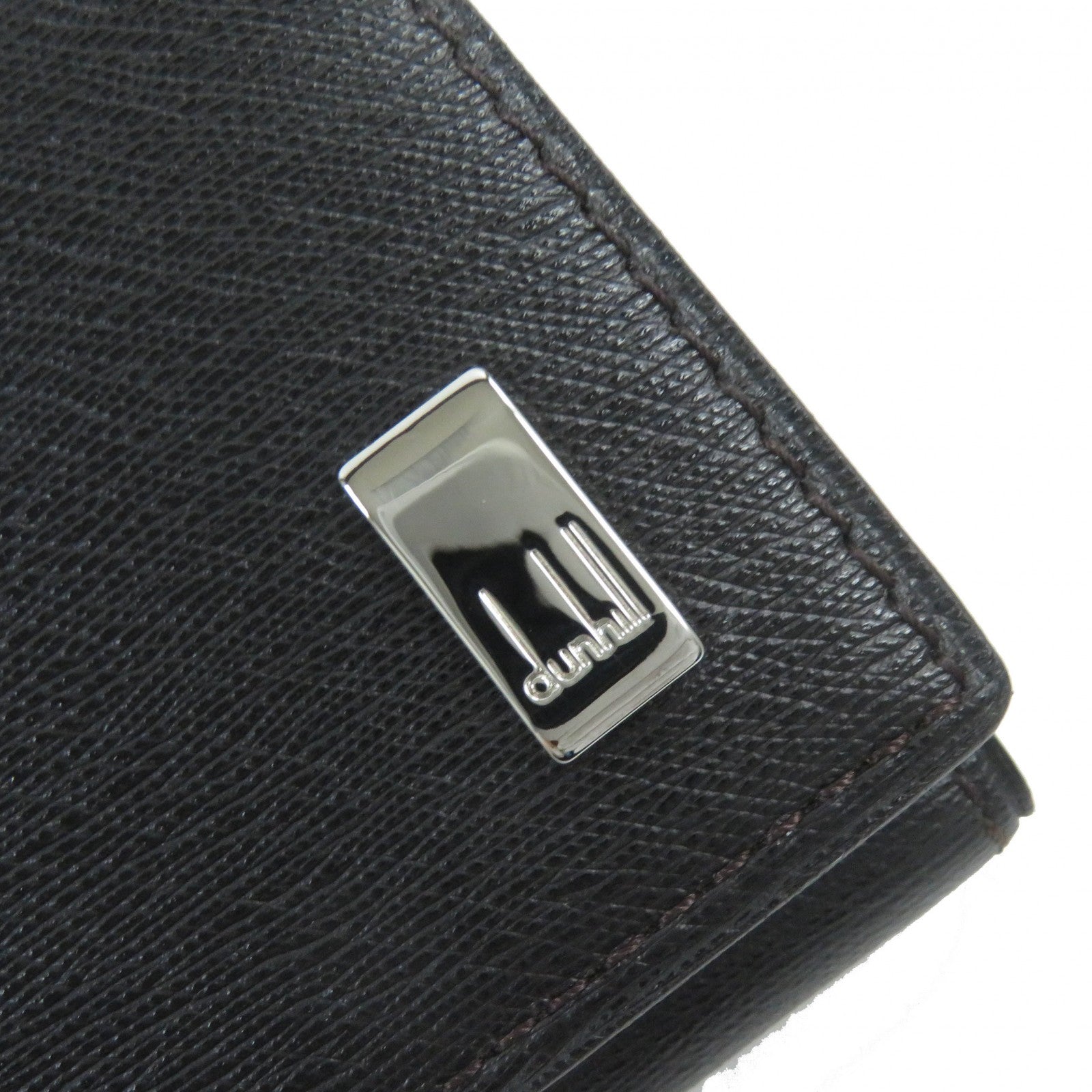 Dunhill Leather Side Car Logo Bi-fold Wallet