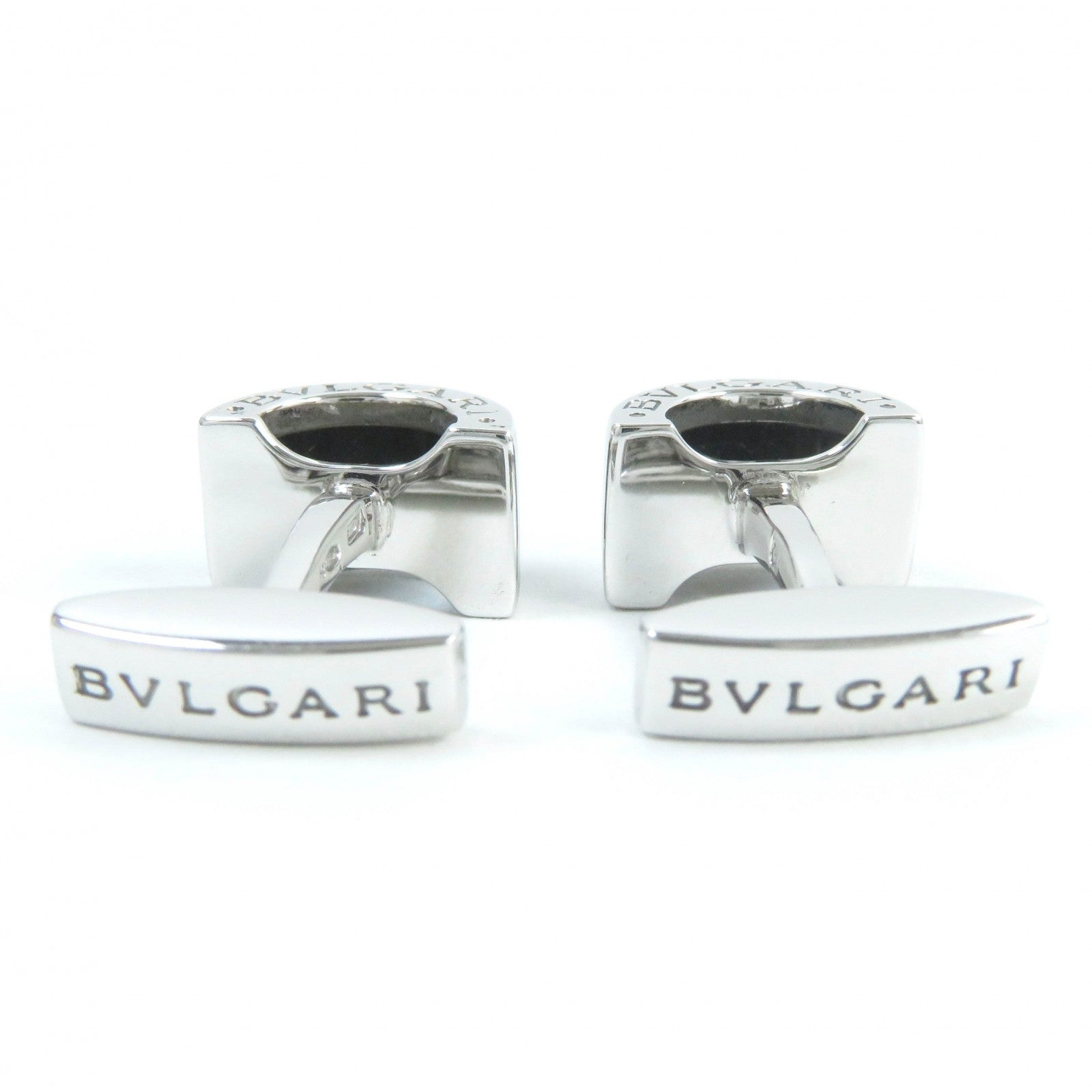 Bvlgari B-zero Logo Cuffs SV925 Onyx Silver