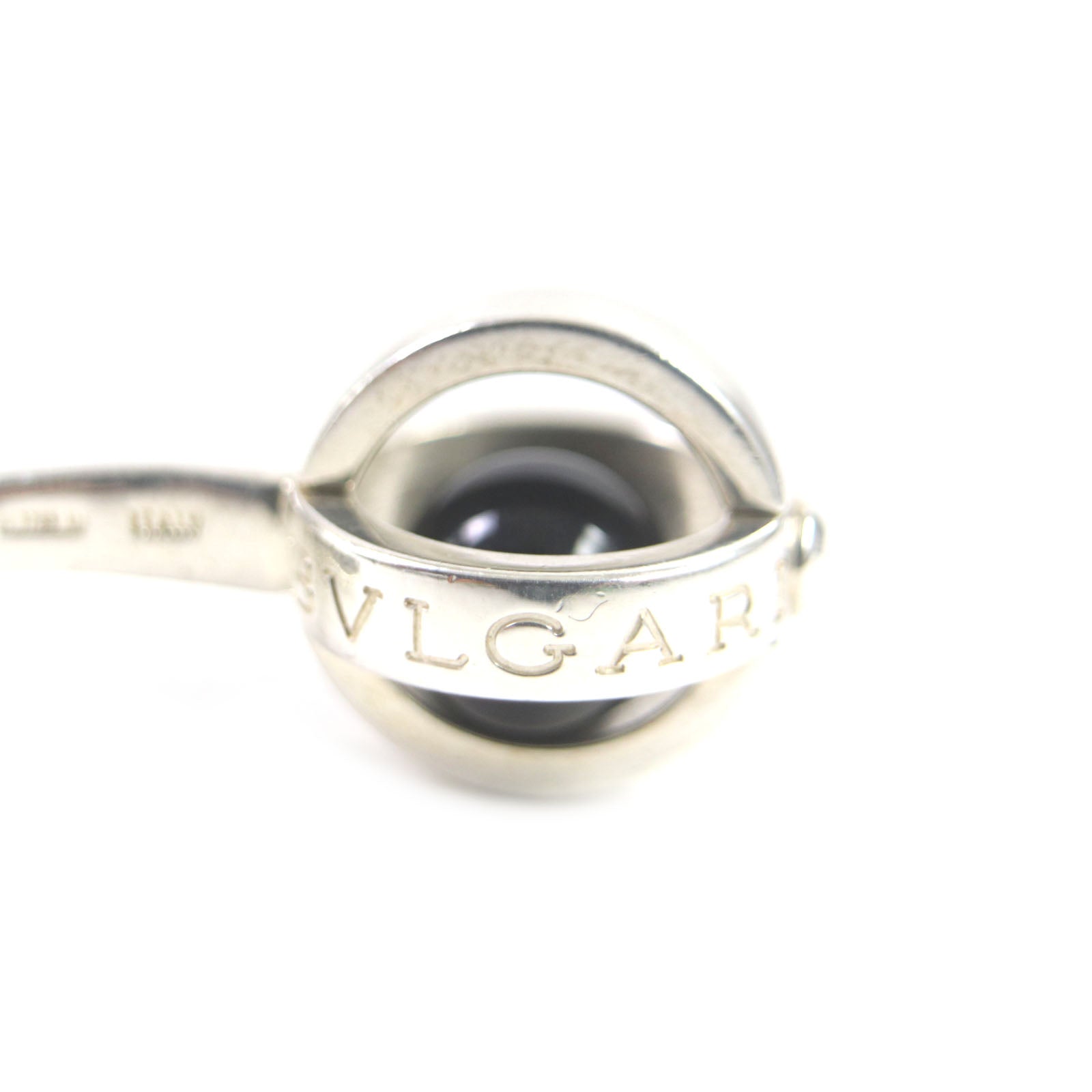 Bvlgari Silver Logo Cuffs Bracelet